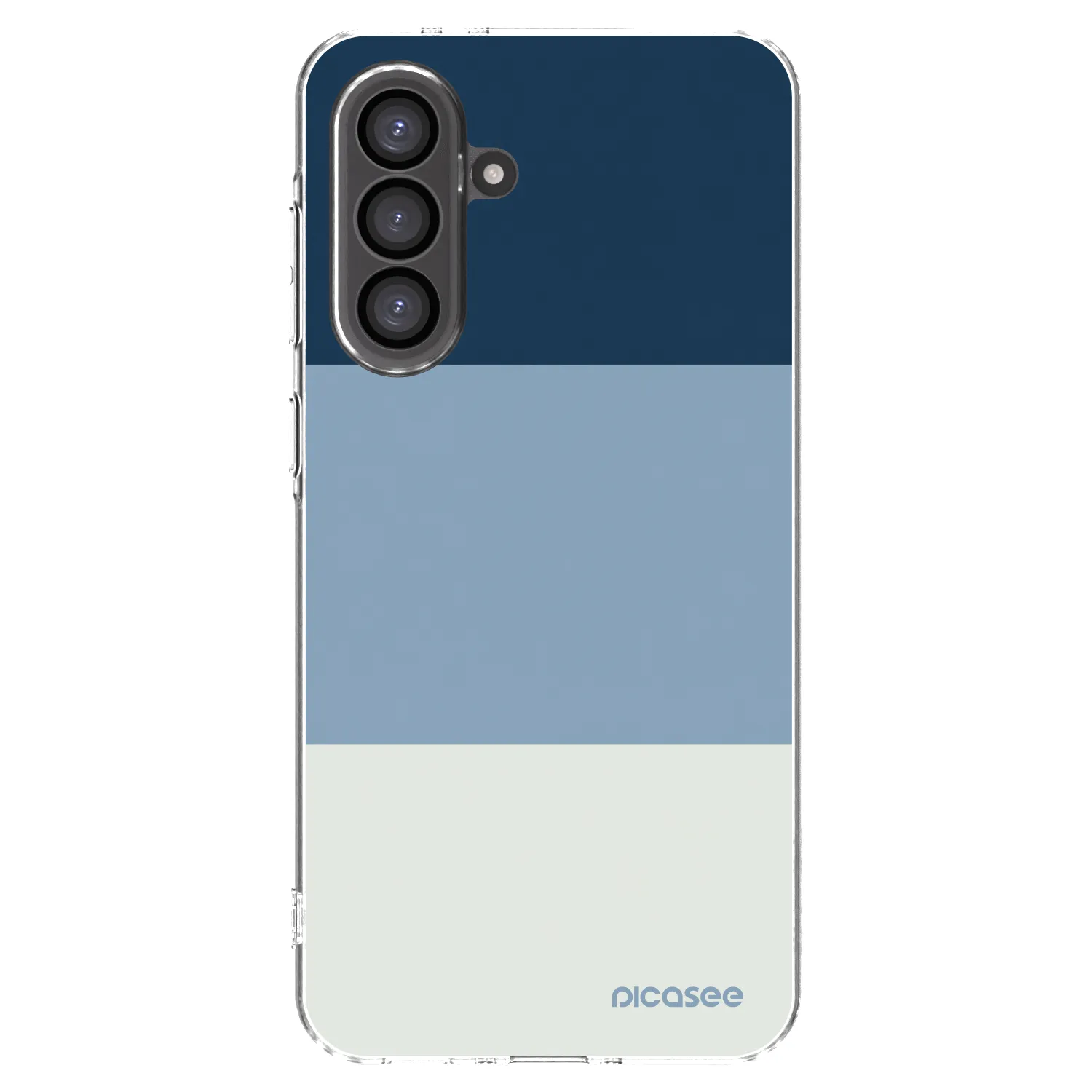 Picasee Samsung Galaxy A56 5G A566B Hülle - Transparentes Silikon - Coastal Blue
