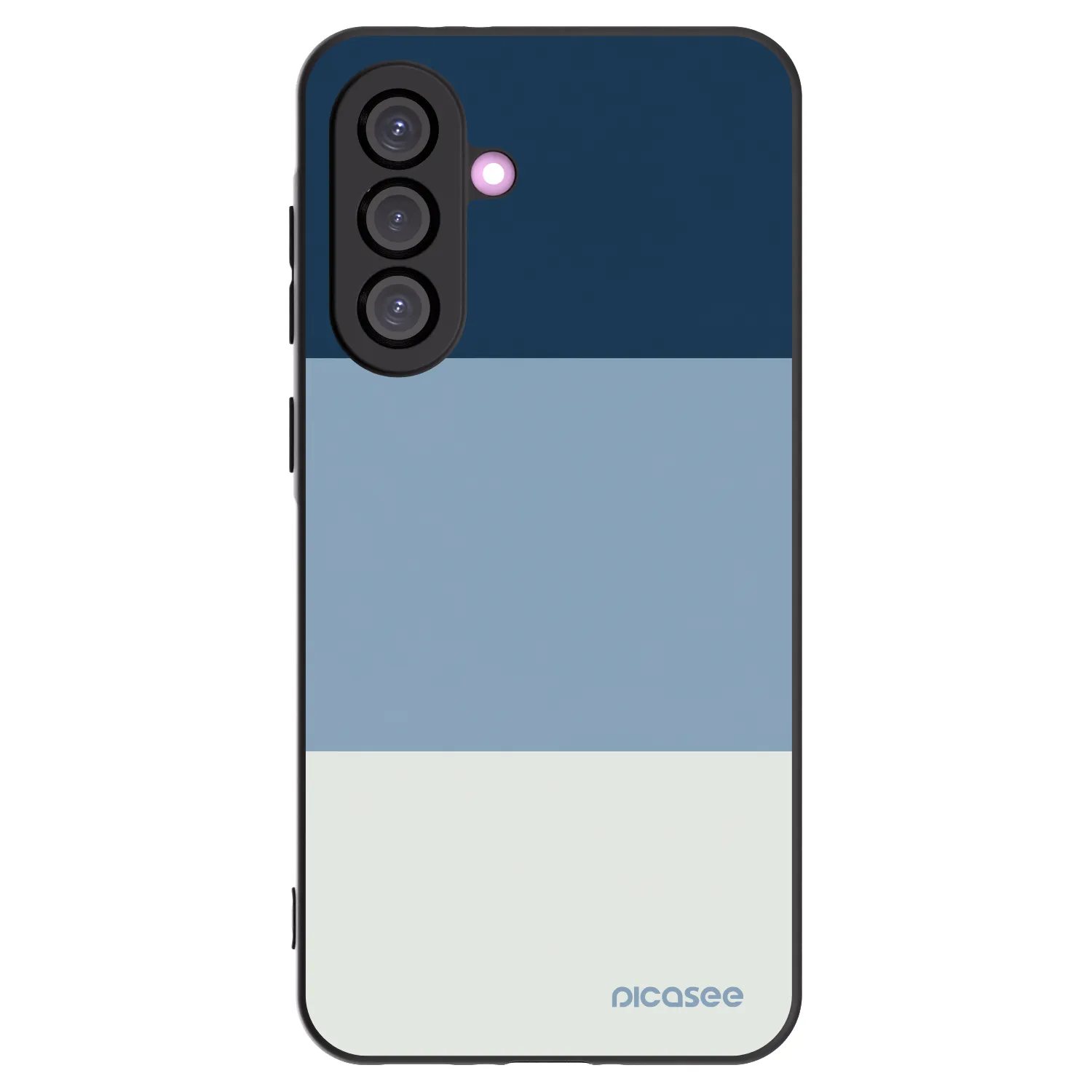 Picasee Samsung Galaxy A36 5G Hülle - Schwarzes Silikon - Coastal Blue