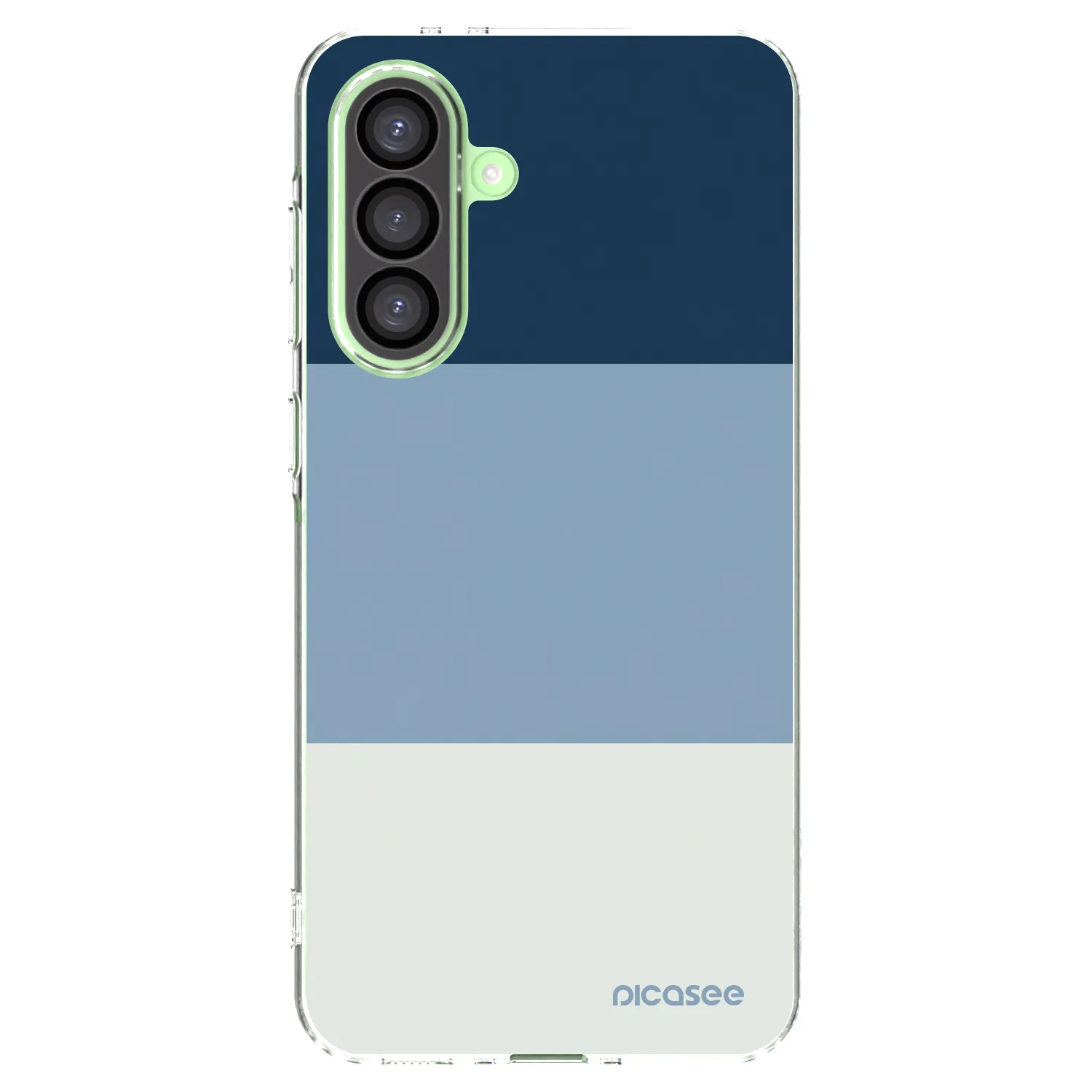 Picasee Samsung Galaxy A26 5G A266B Hülle - Transparentes Silikon - Coastal Blue