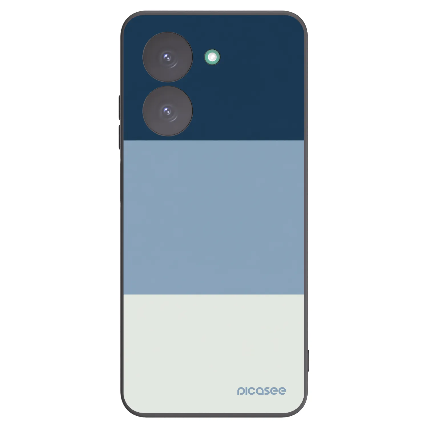 Picasee Xiaomi Redmi A5 Hülle - Schwarzes Silikon - Coastal Blue