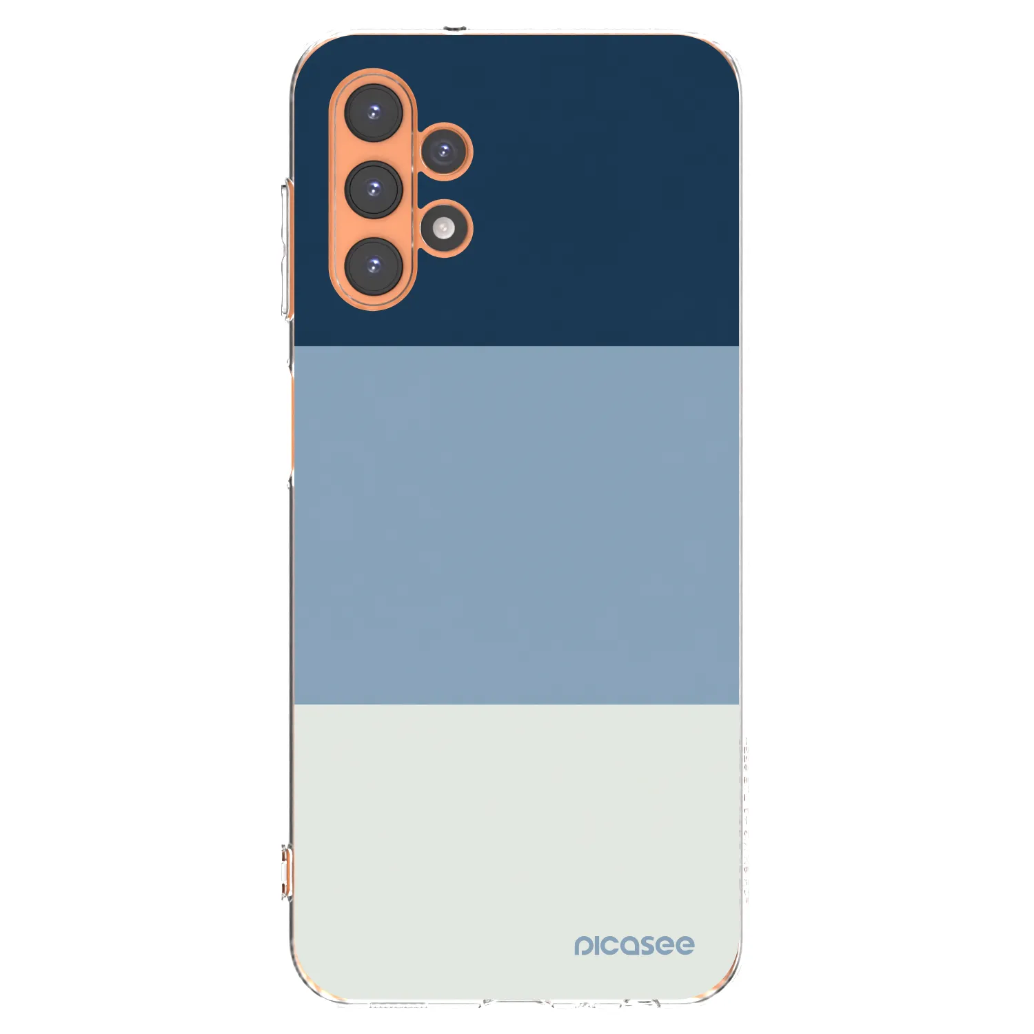 Picasee Samsung Galaxy A13 5G Hülle - Transparentes Silikon - Coastal Blue
