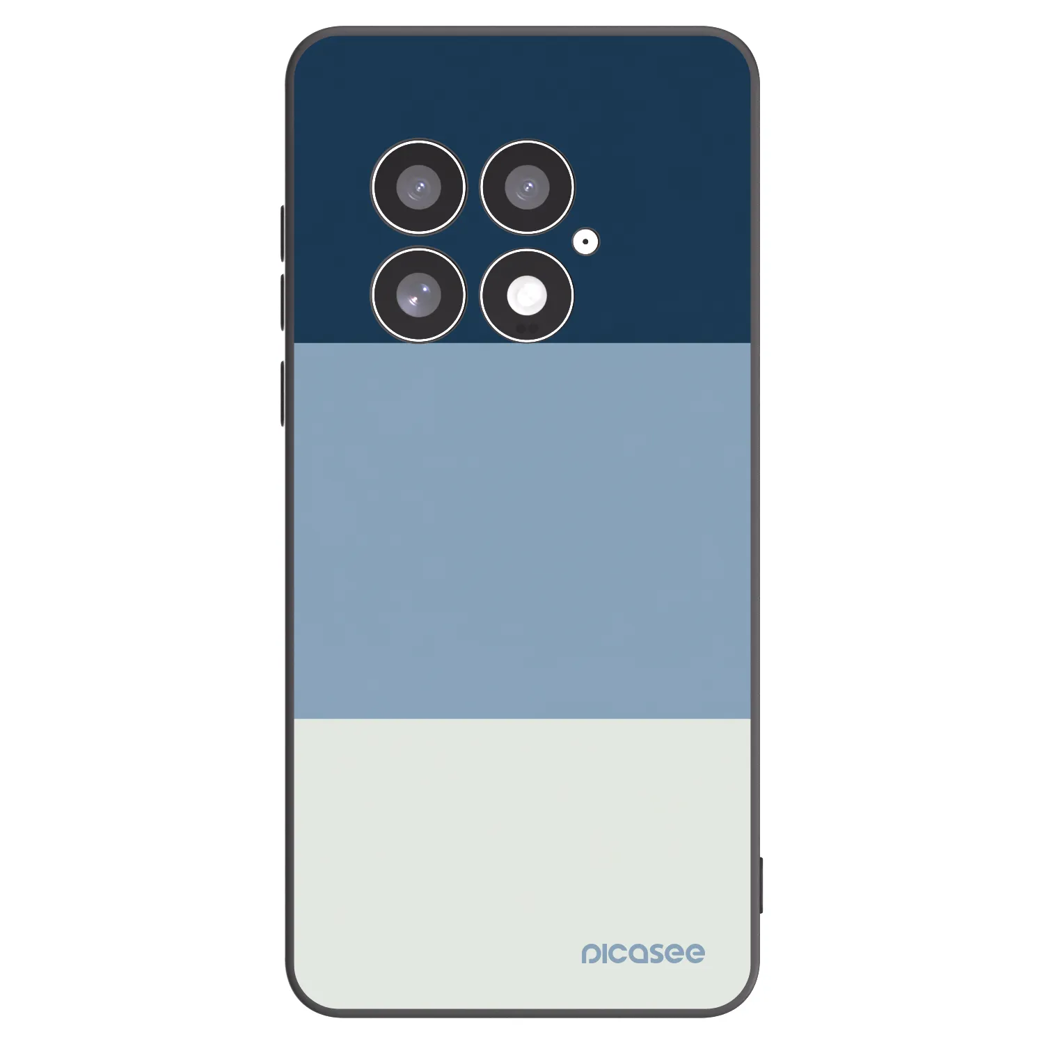 Picasee OnePlus 13 5G Hülle - Schwarzes Silikon - Coastal Blue