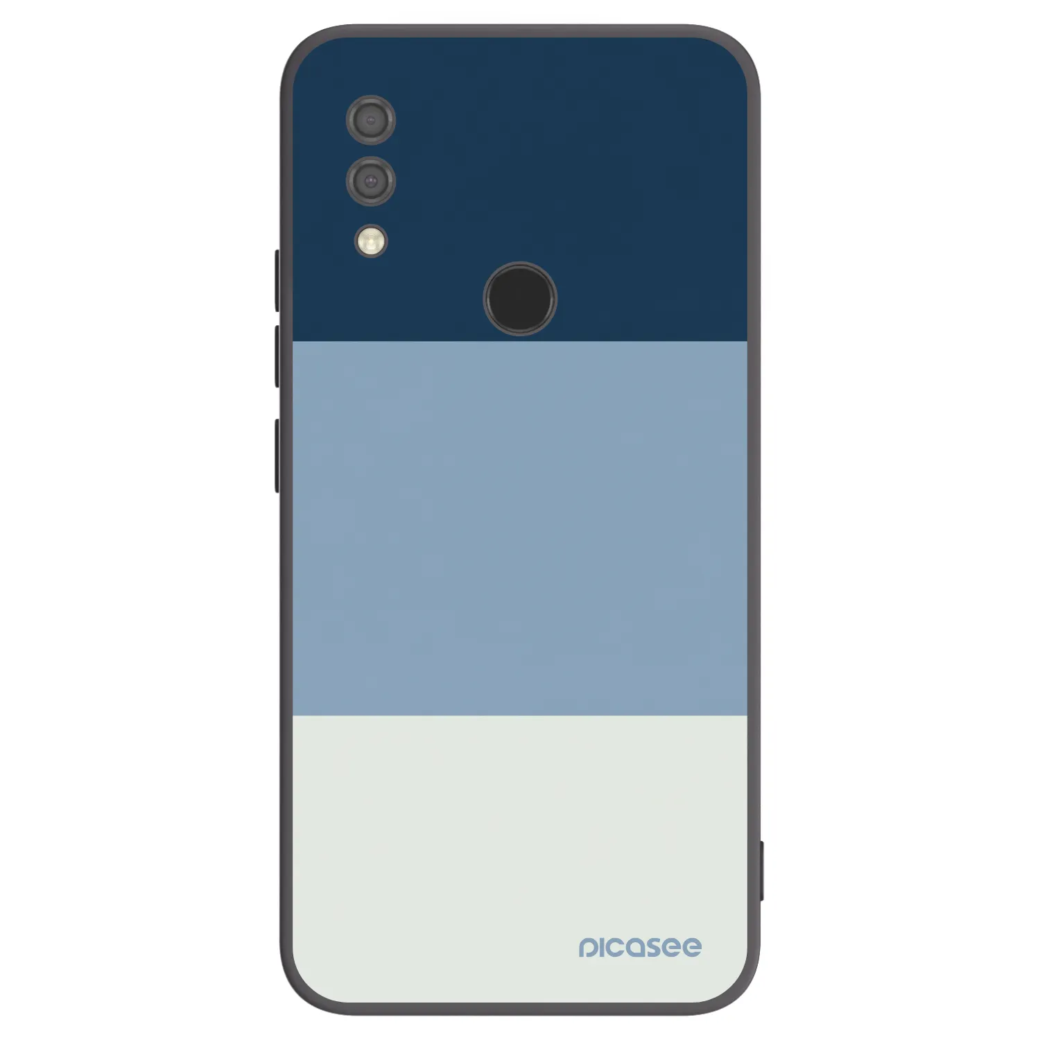Picasee Xiaomi Redmi 7 Hülle - Schwarzes Silikon - Coastal Blue