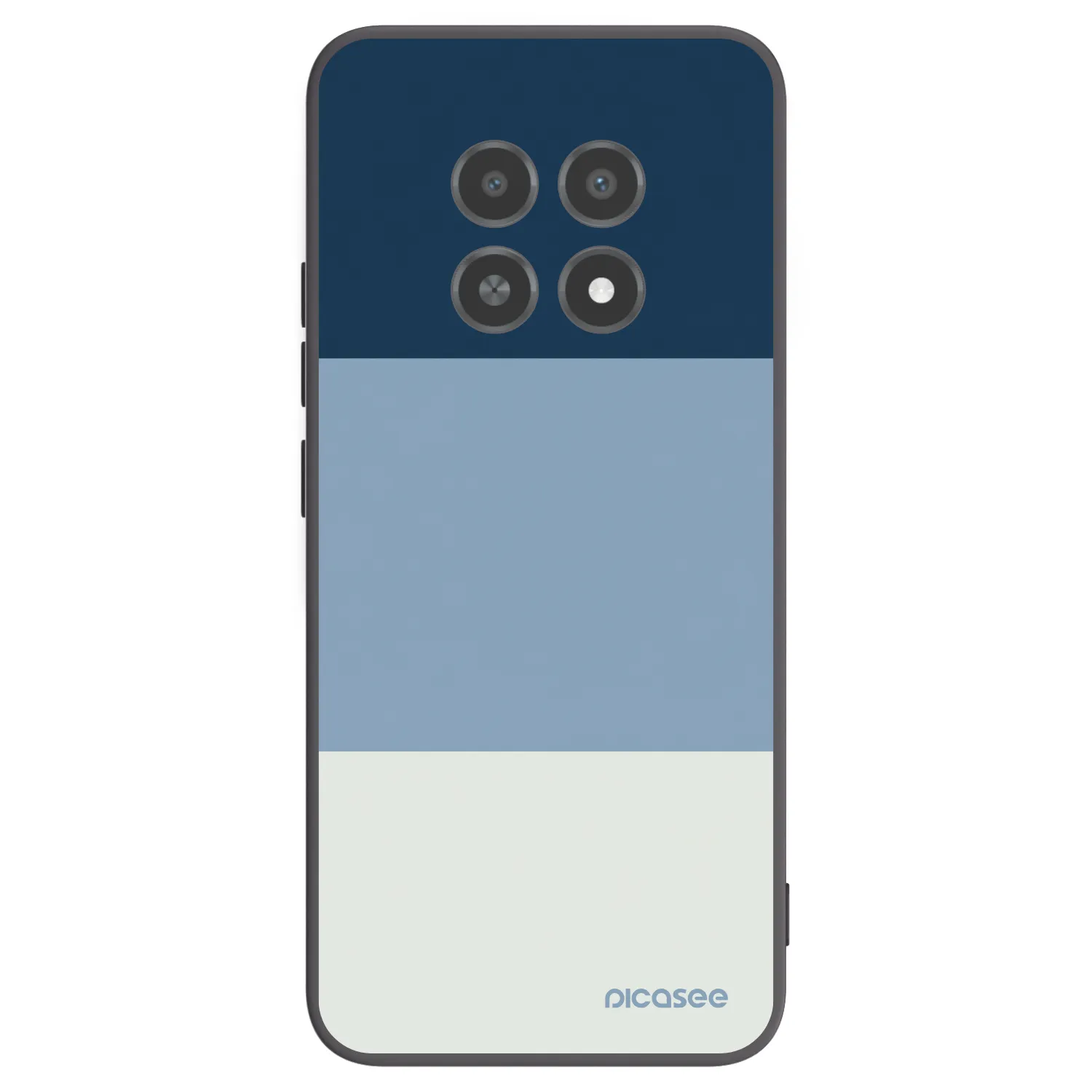 Picasee Realme 12X Hülle - Schwarzes Silikon - Coastal Blue