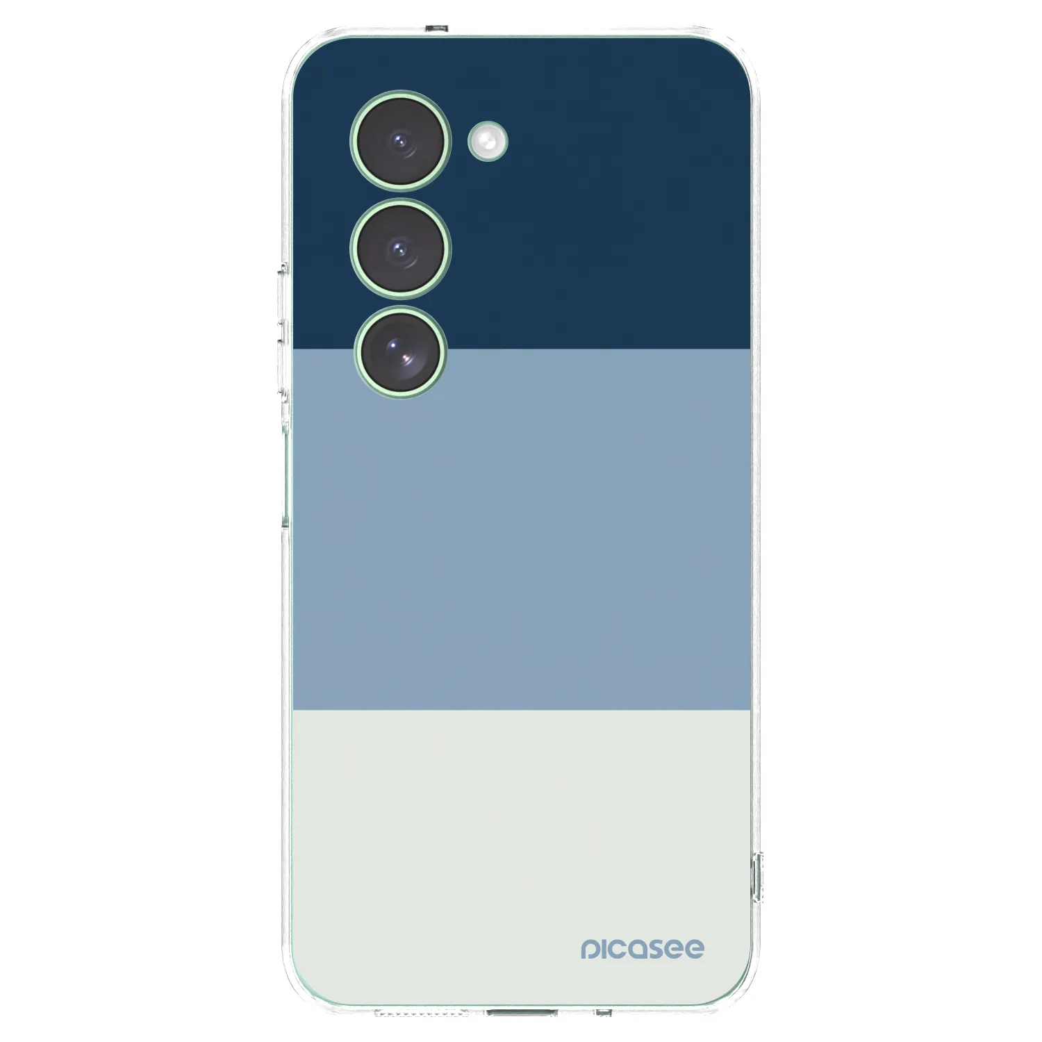 Picasee Xiaomi Redmi 15 5G Hülle - Transparentes Silikon - Coastal Blue