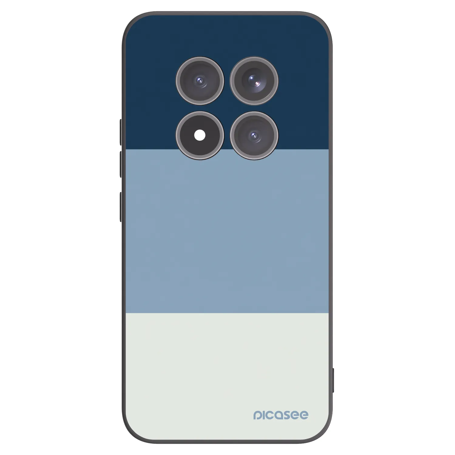 Picasee Xiaomi Redmi Note 15 Pro+ Hülle - Schwarzes Silikon - Coastal Blue