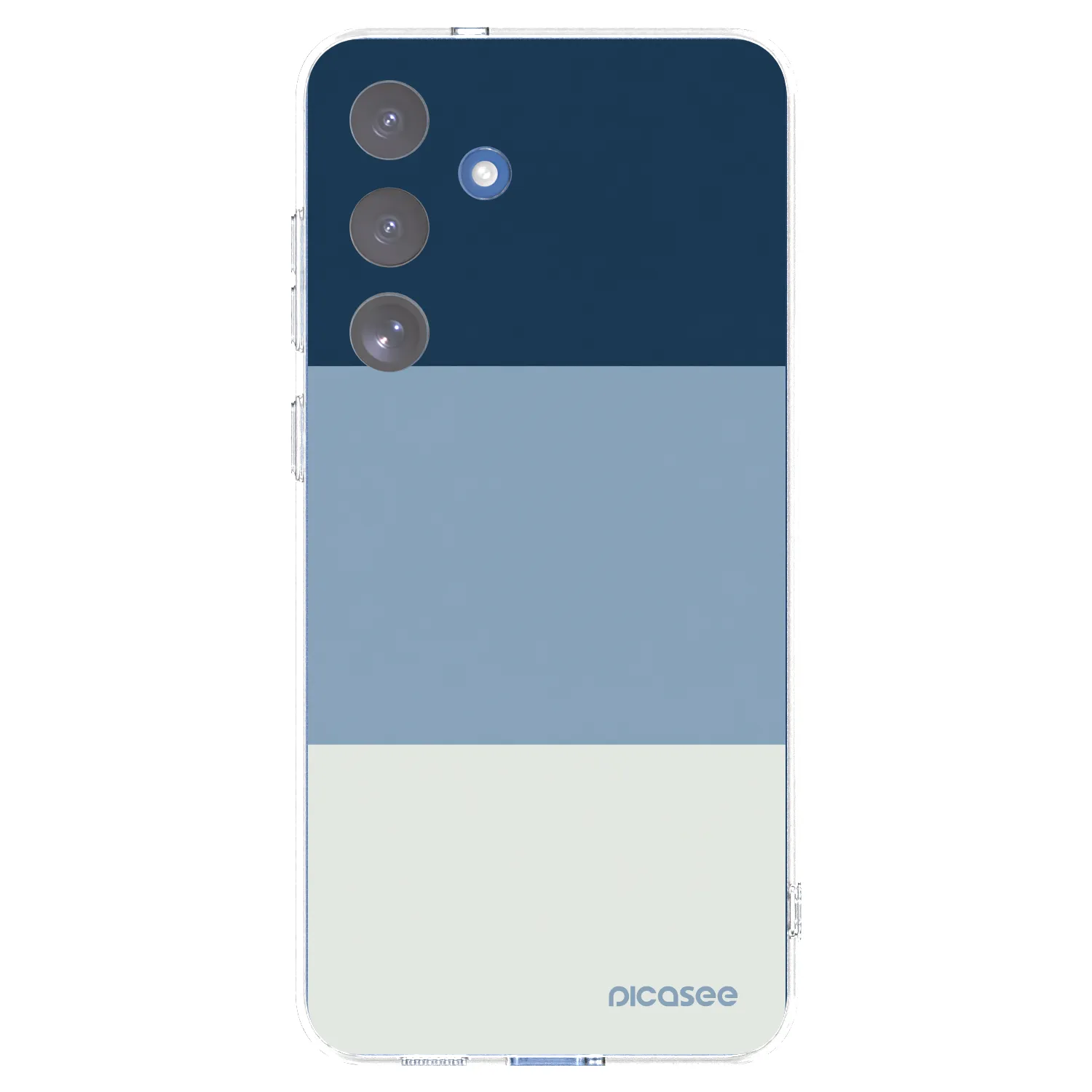 Picasee Samsung Galaxy S25 FE 5G Hülle - Transparentes Silikon - Coastal Blue