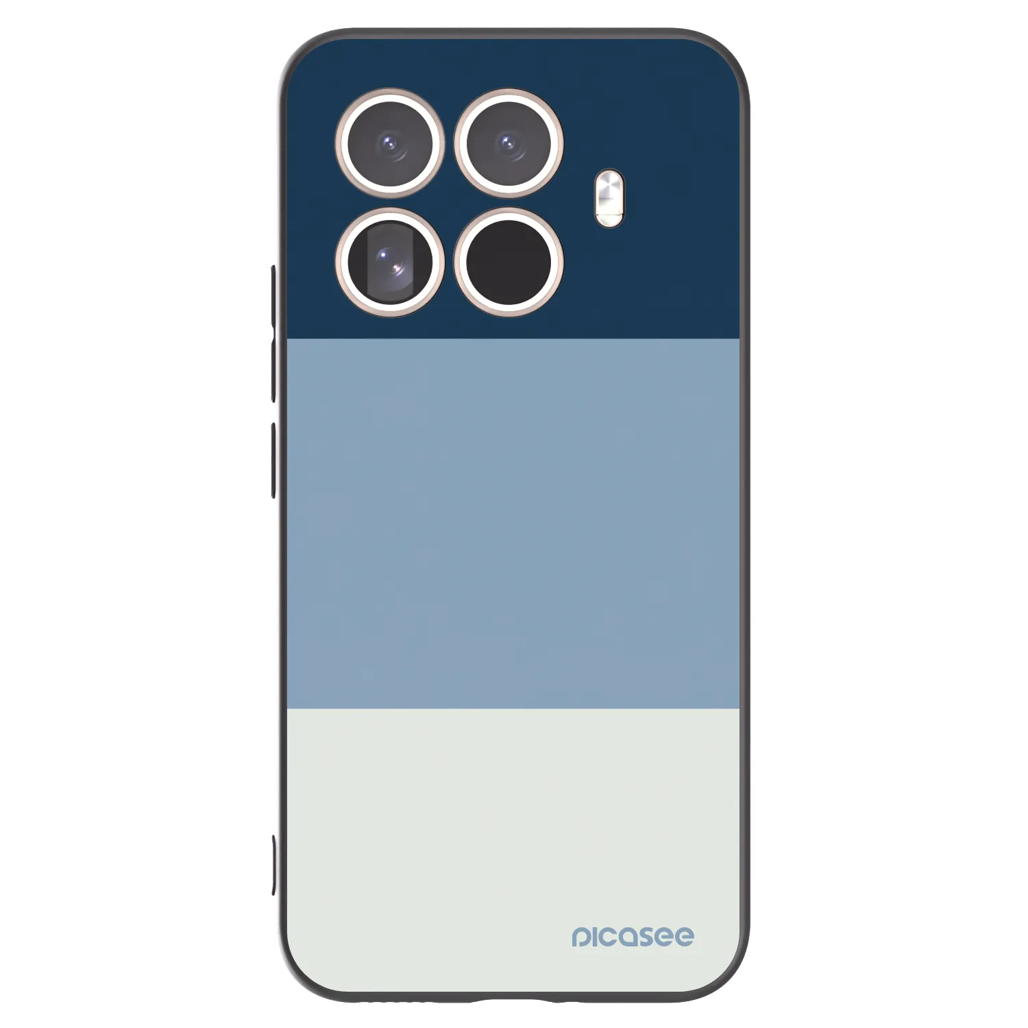 Picasee Xiaomi 15T Pro Hülle - Schwarzes Silikon - Coastal Blue
