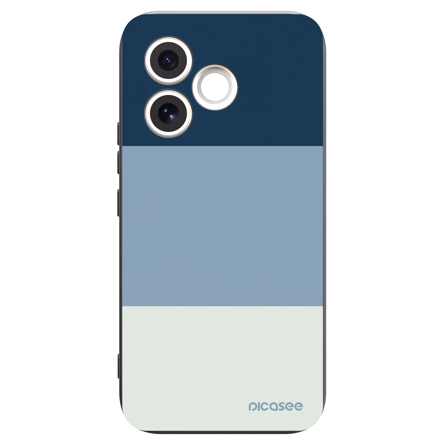 Picasee Honor 600 Lite Hülle - Schwarzes Silikon - Coastal Blue