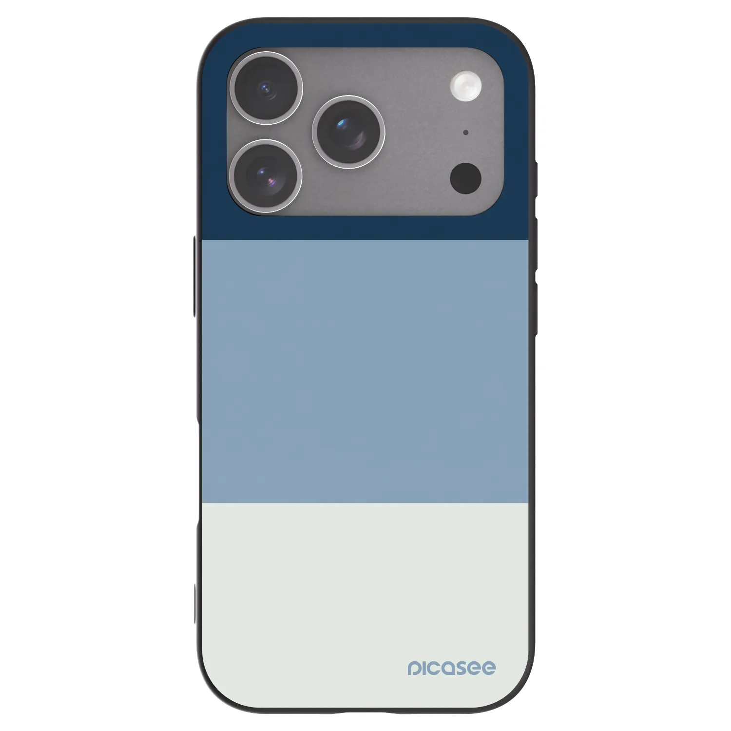 Picasee Apple iPhone 18 Pro Hülle - Schwarzes Silikon - Coastal Blue