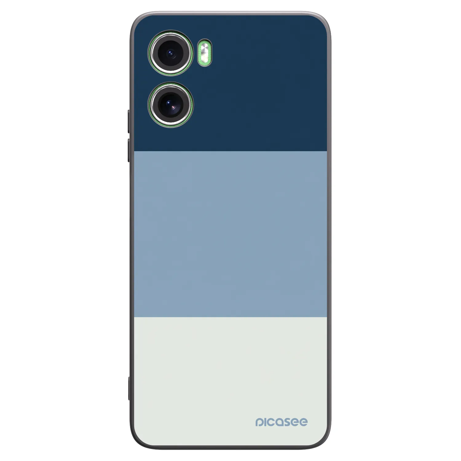 Picasee Motorola Moto G06 Hülle - Schwarzes Silikon - Coastal Blue