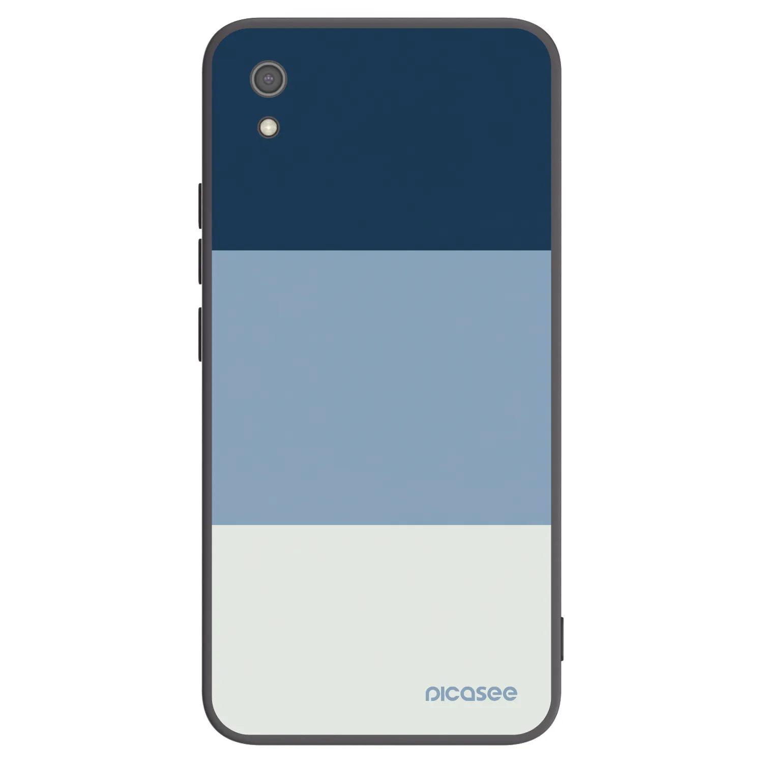 Picasee Xiaomi Redmi 7A Hülle - Schwarzes Silikon - Coastal Blue
