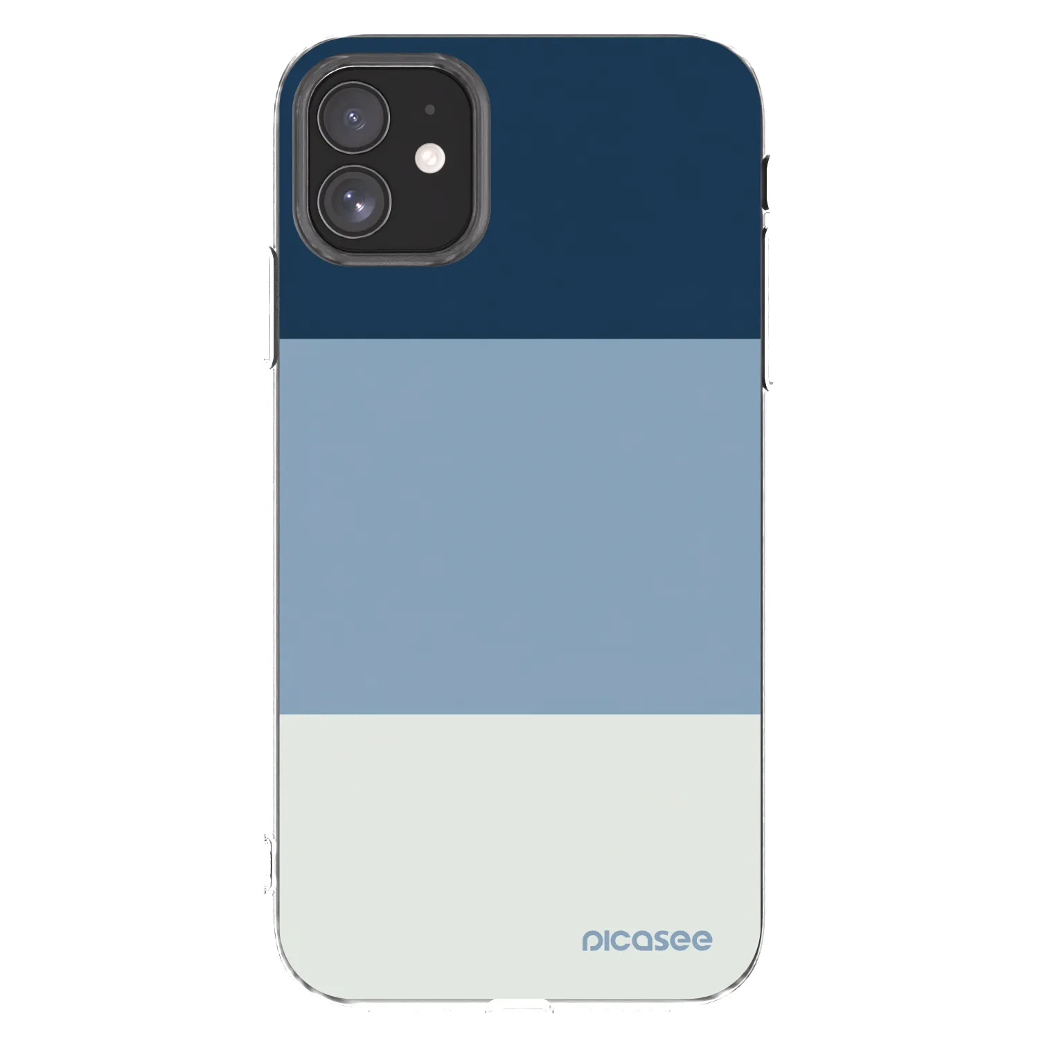 Picasee Apple iPhone 11 Hülle - Transparentes Silikon - Coastal Blue