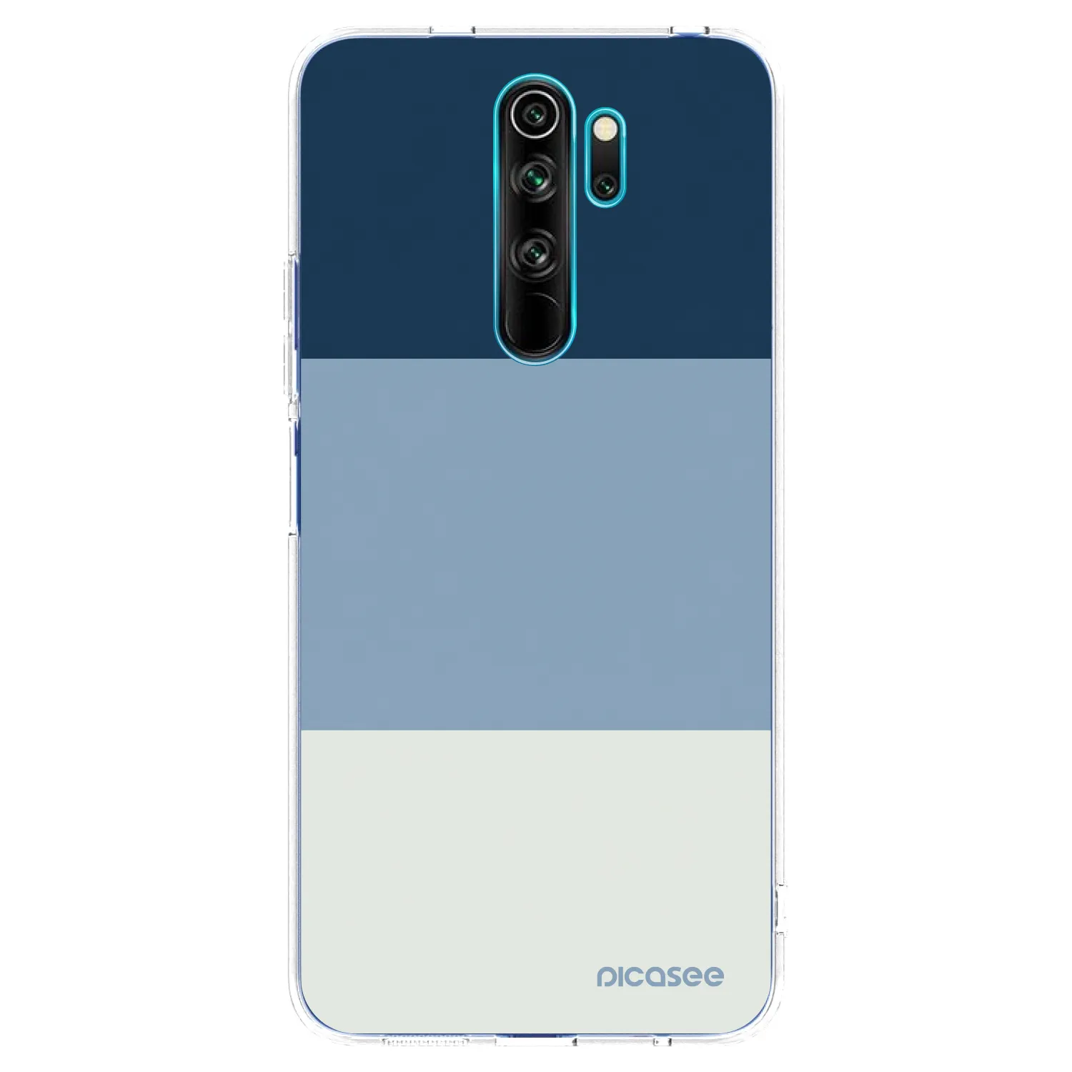 Picasee Xiaomi Redmi Note 8 Pro Hülle - Transparentes Silikon - Coastal Blue