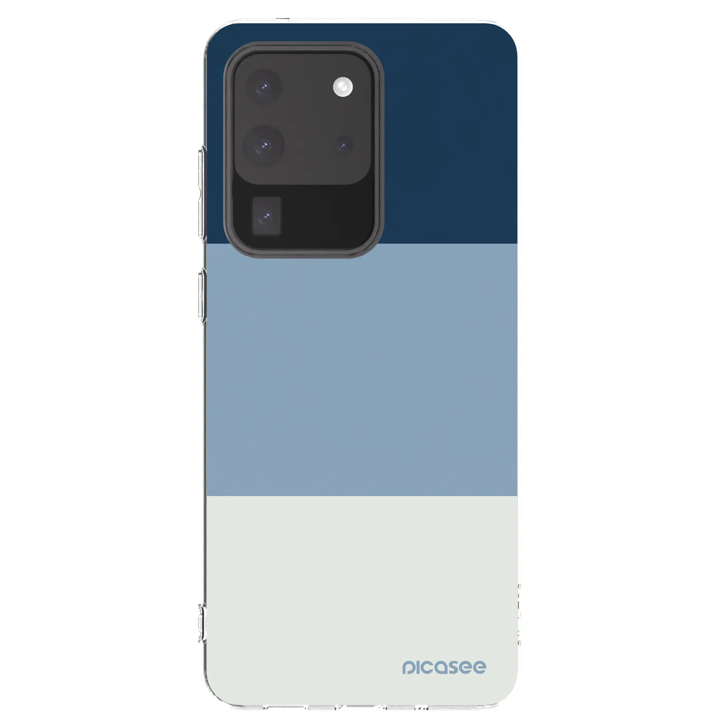 Picasee Samsung Galaxy S20 Ultra 5G G988F Hülle - Transparentes Silikon - Coastal Blue