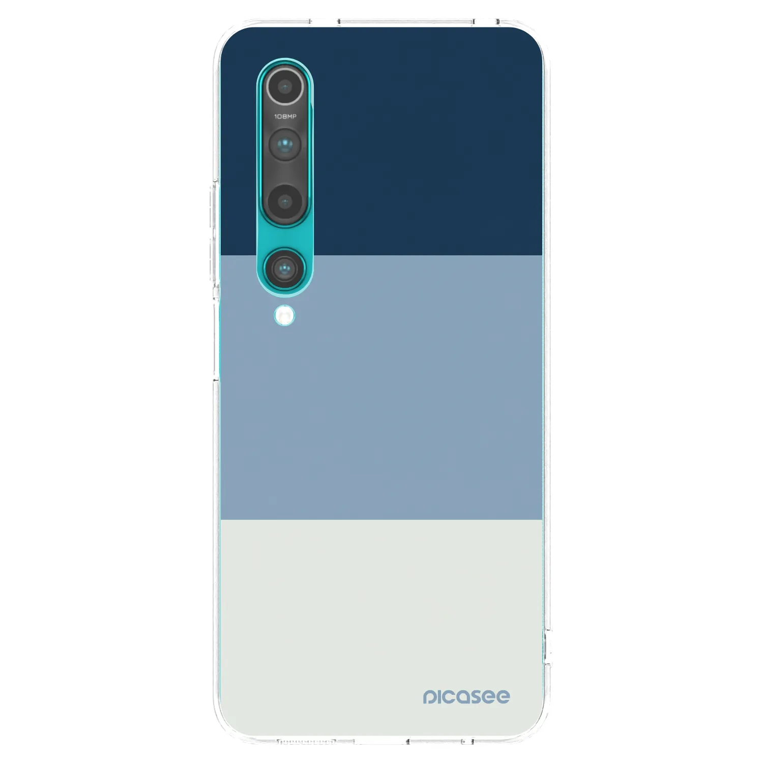 Picasee Xiaomi Mi 10 Hülle - Transparentes Silikon - Coastal Blue