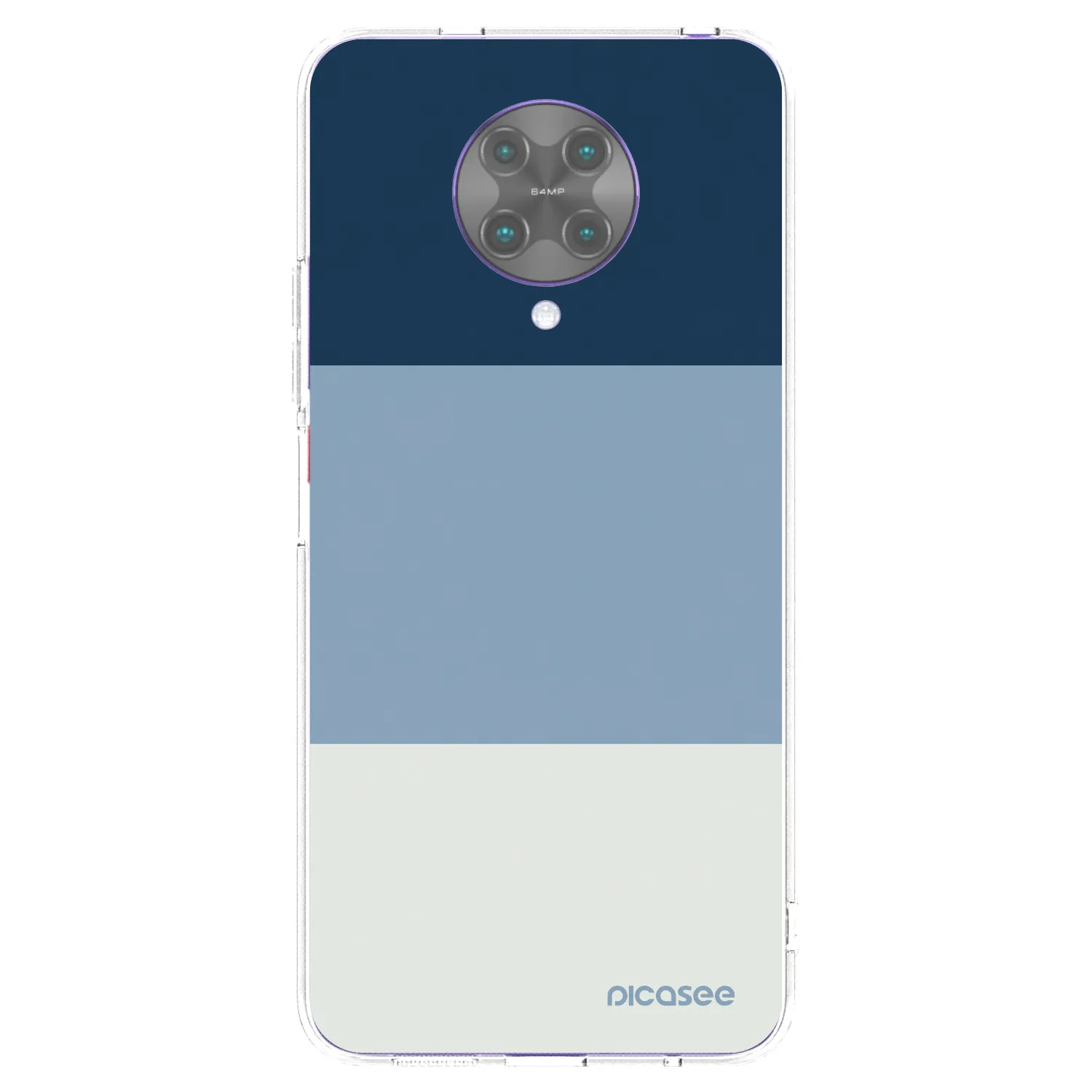 Picasee Xiaomi Poco F2 Pro Hülle - Transparentes Silikon - Coastal Blue