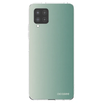 Picasee Samsung Galaxy A42 A426B Hülle - Transparentes Silikon - Misty Sage