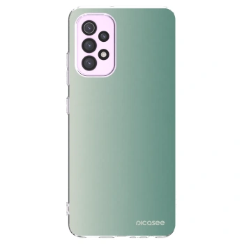 Picasee Samsung Galaxy A32 5G A326B Hülle - Transparentes Silikon - Misty Sage