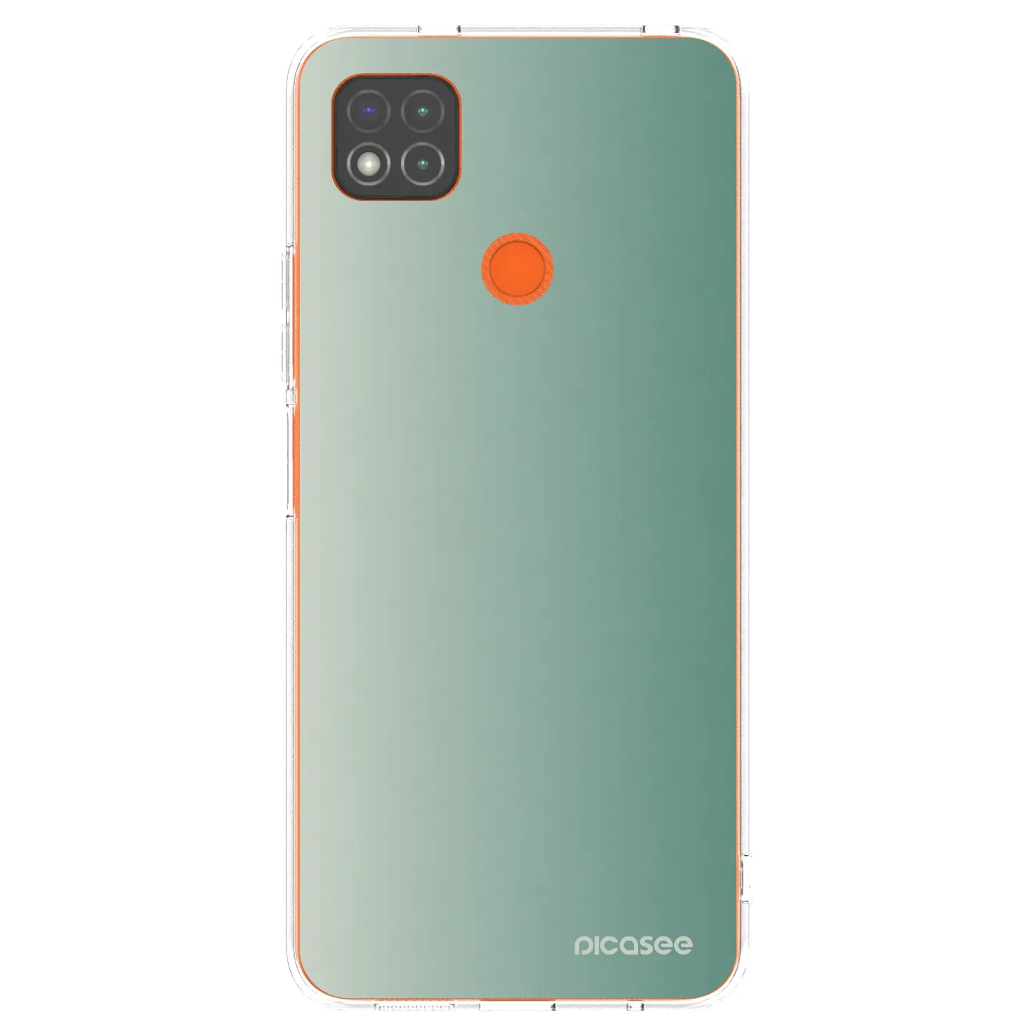 Picasee Xiaomi Redmi 9C Hülle - Transparentes Silikon - Misty Sage