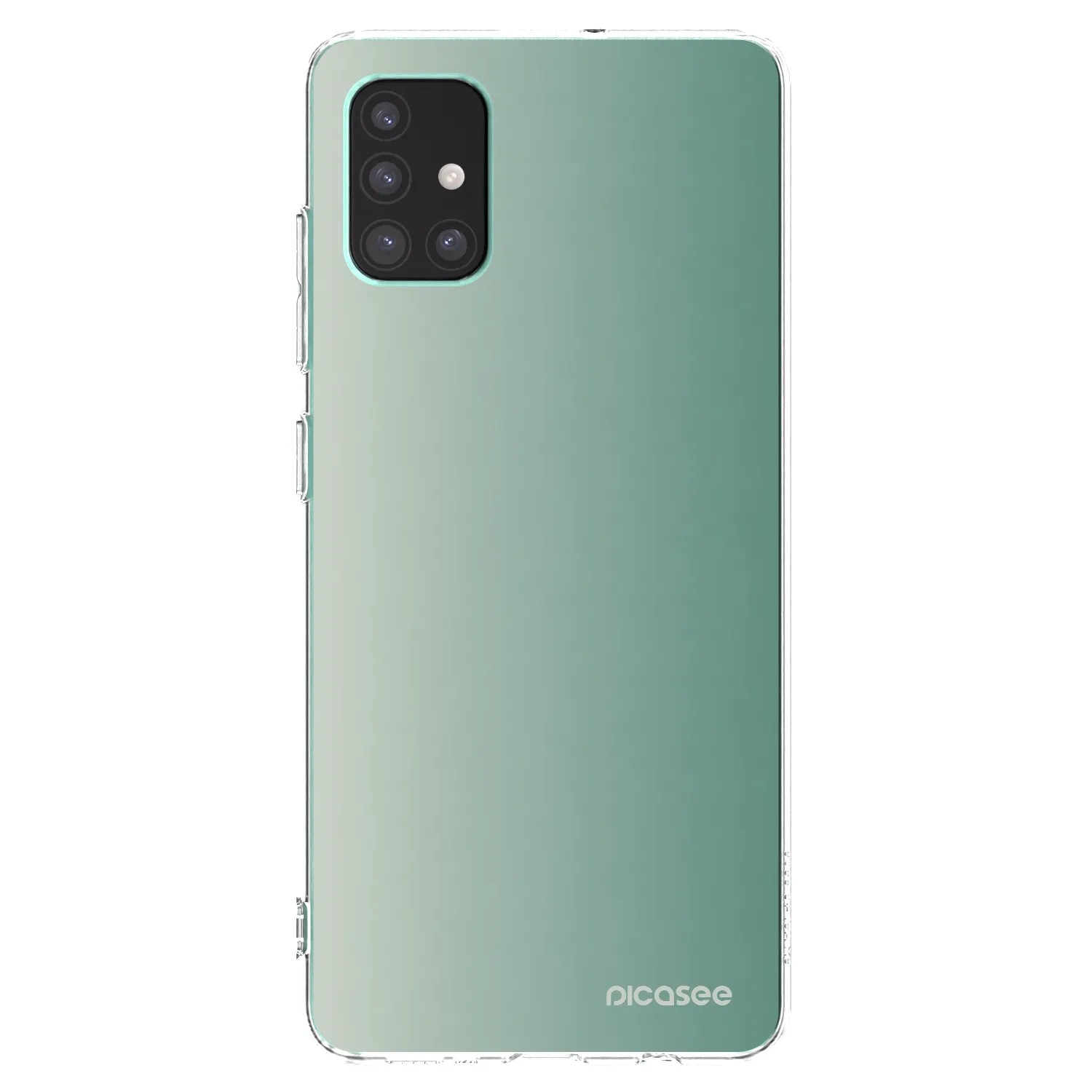 Picasee Samsung Galaxy M51 M515F Hülle - Transparentes Silikon - Misty Sage