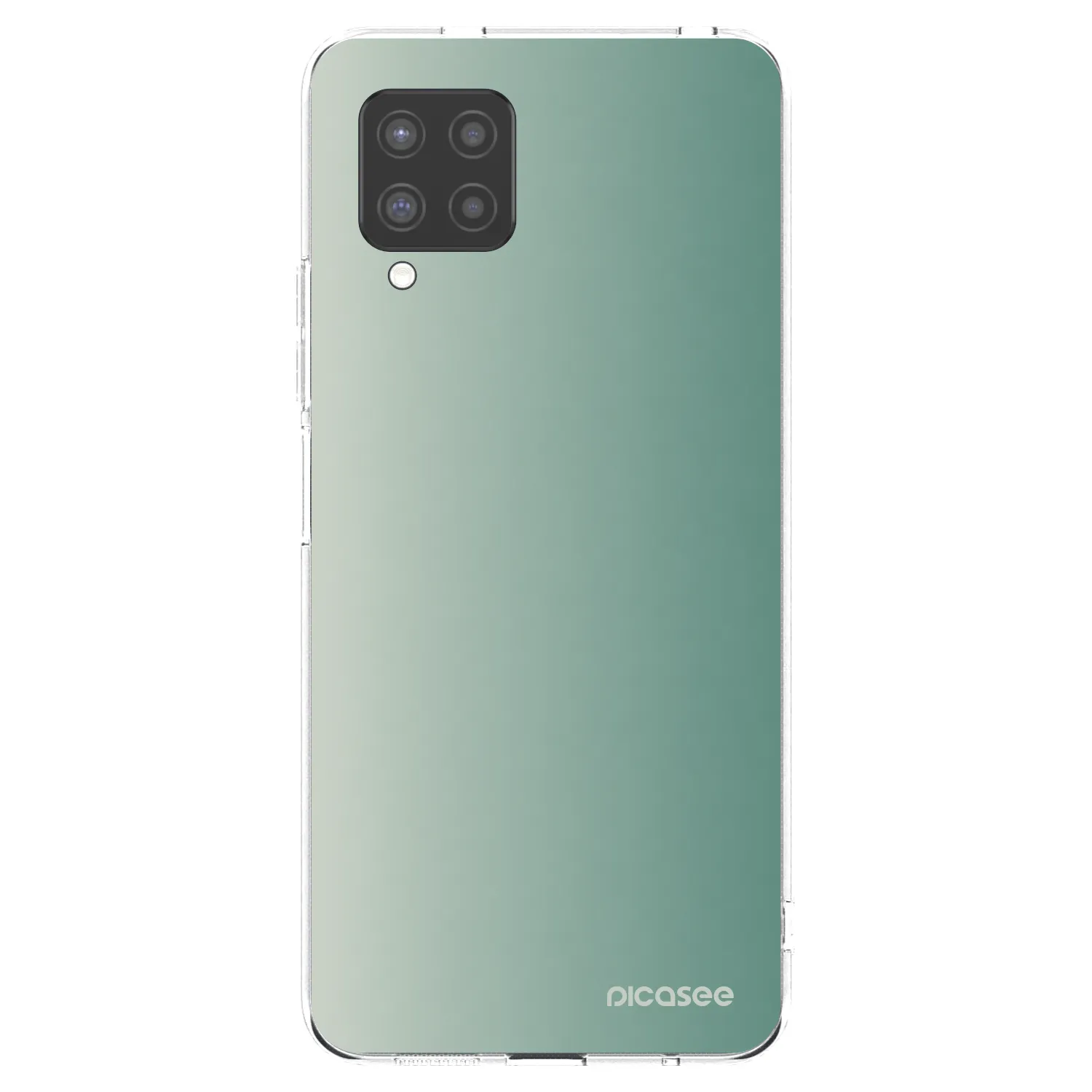 Picasee Samsung Galaxy A42 A426B Hülle - Transparentes Silikon - Misty Sage