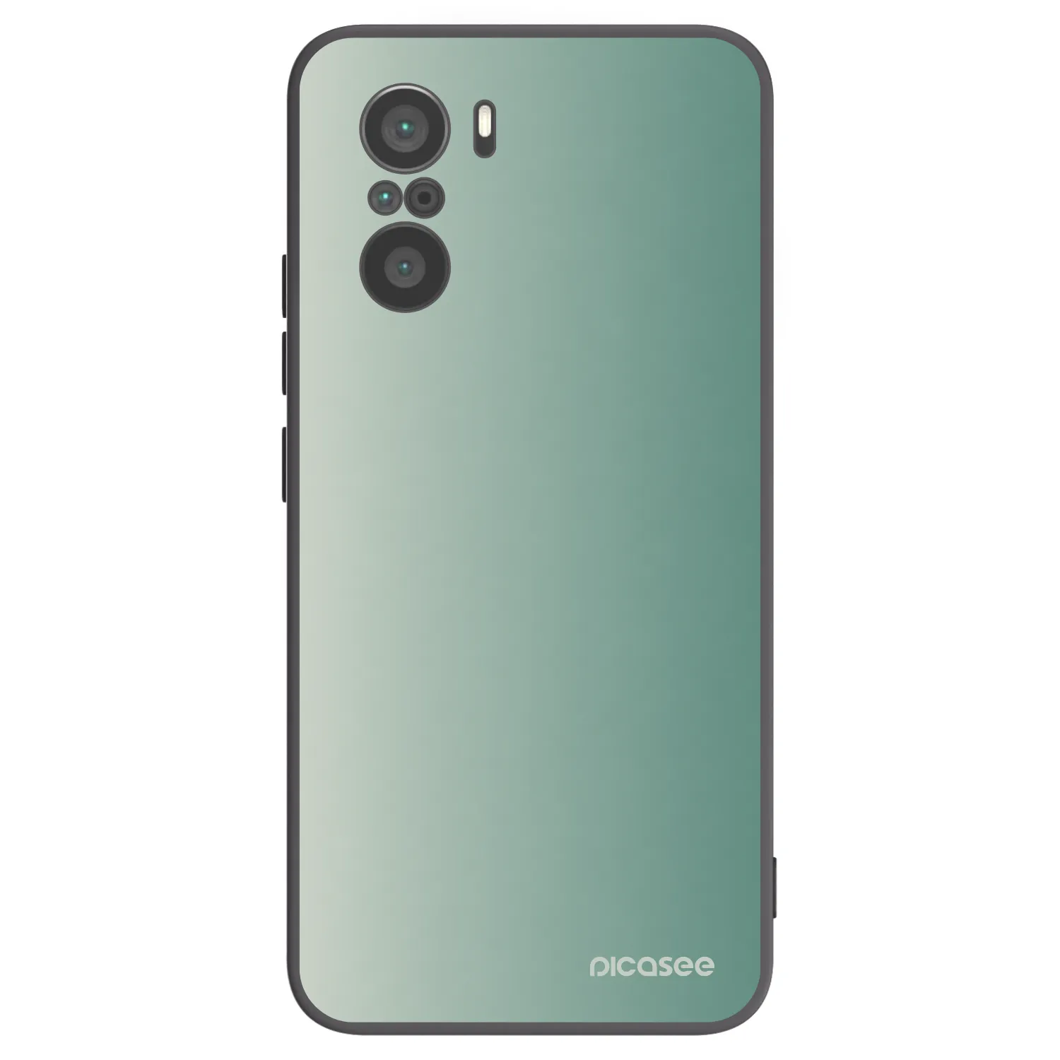 Picasee Xiaomi Poco F3 Hülle - Schwarzes Silikon - Misty Sage