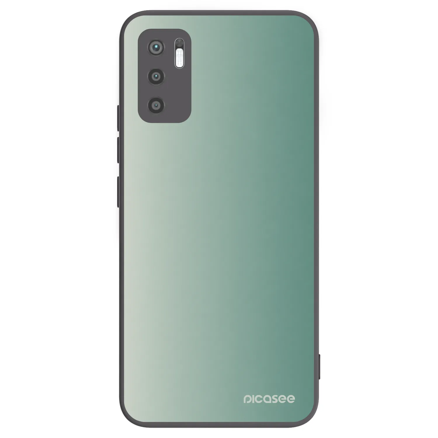 Picasee Xiaomi Redmi Note 10 5G Hülle - Schwarzes Silikon - Misty Sage