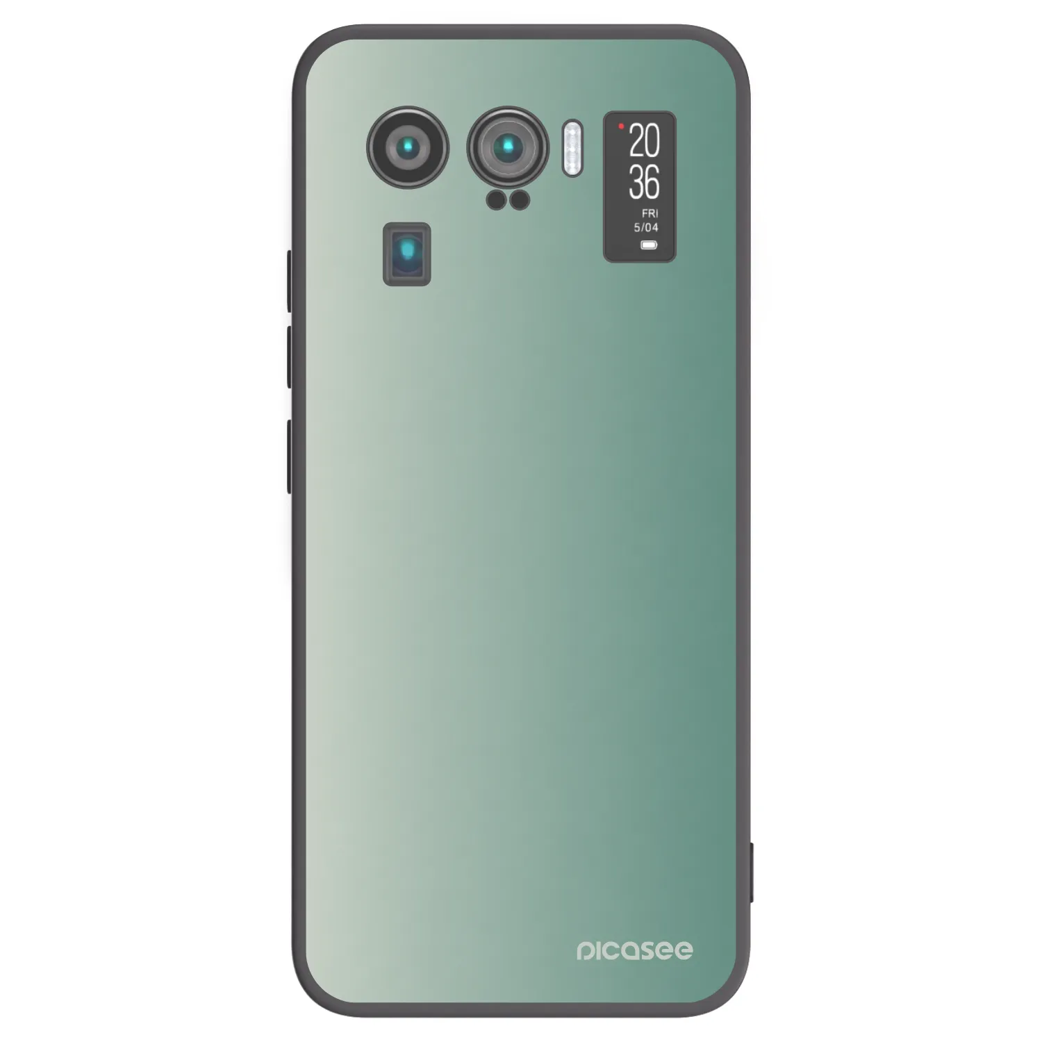 Picasee Xiaomi Mi 11 Ultra Hülle - Schwarzes Silikon - Misty Sage