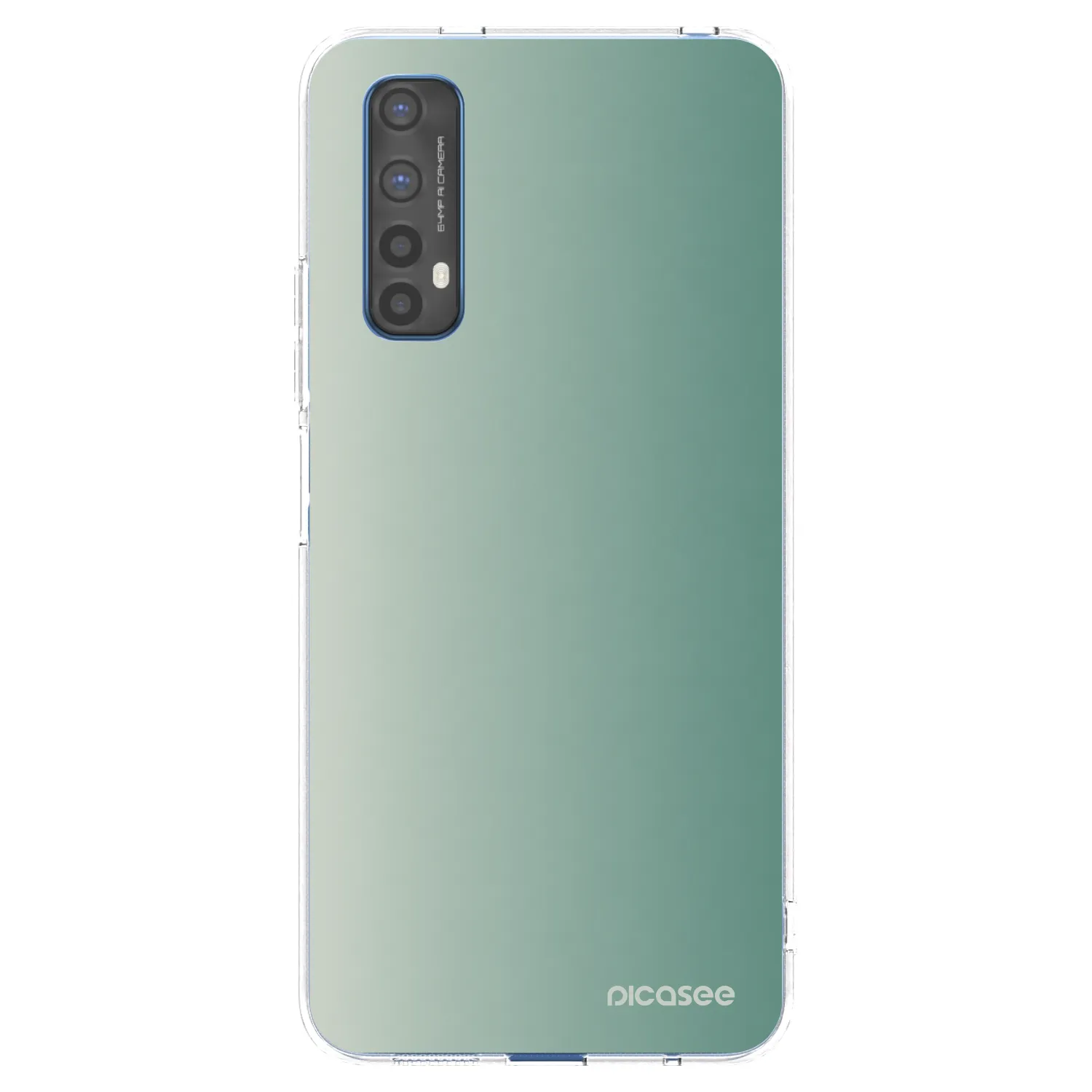 Picasee Realme 7 Hülle - Transparentes Silikon - Misty Sage