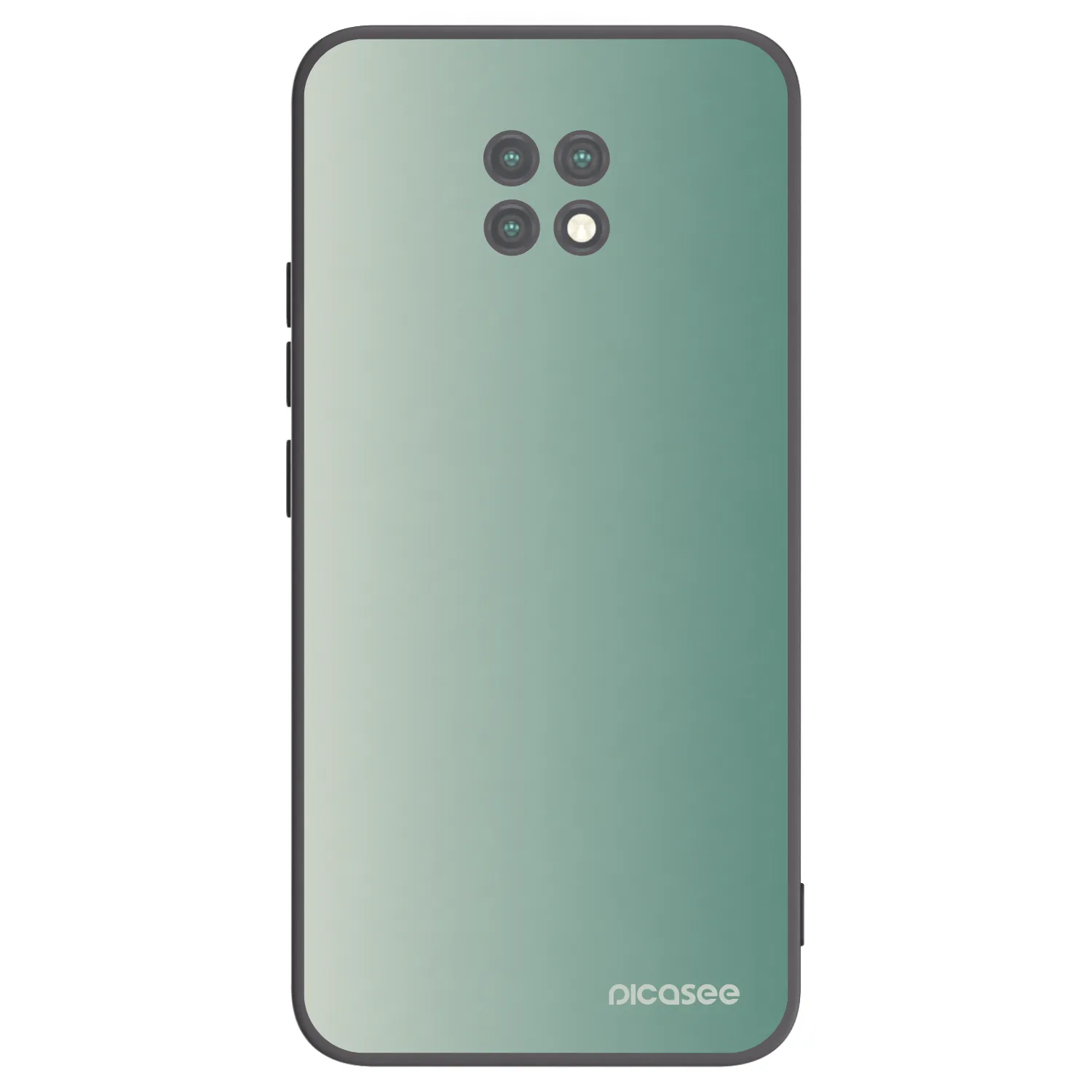Picasee Xiaomi Redmi Note 9T Hülle - Schwarzes Silikon - Misty Sage