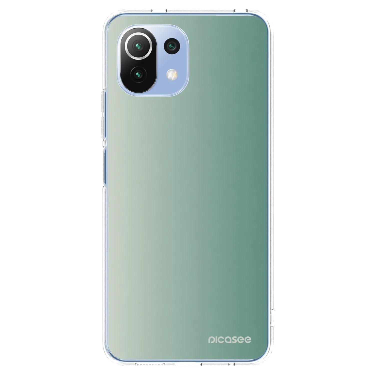 Picasee Xiaomi 11 Lite 5G NE Hülle - Transparentes Silikon - Misty Sage