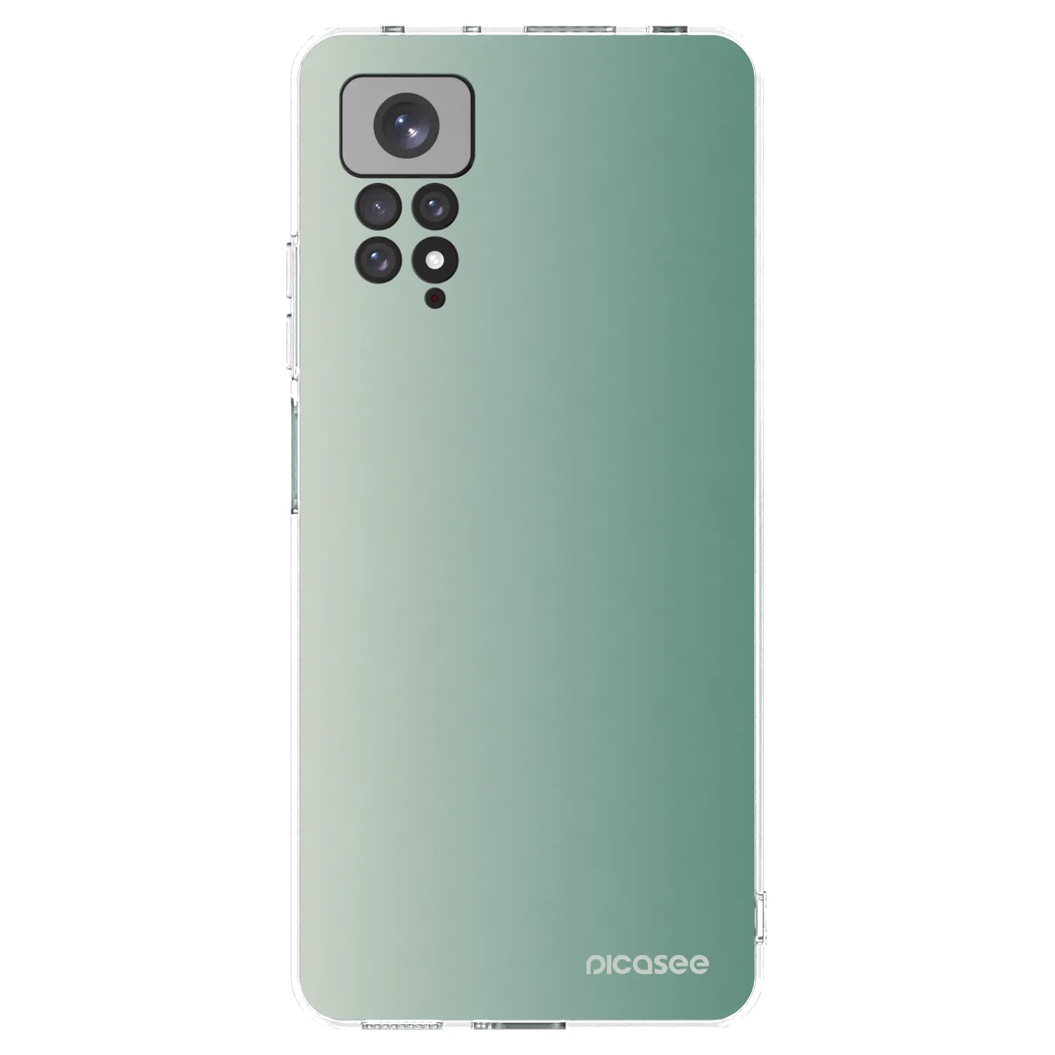 Picasee Xiaomi Redmi Note 11 Hülle - Transparentes Silikon - Misty Sage