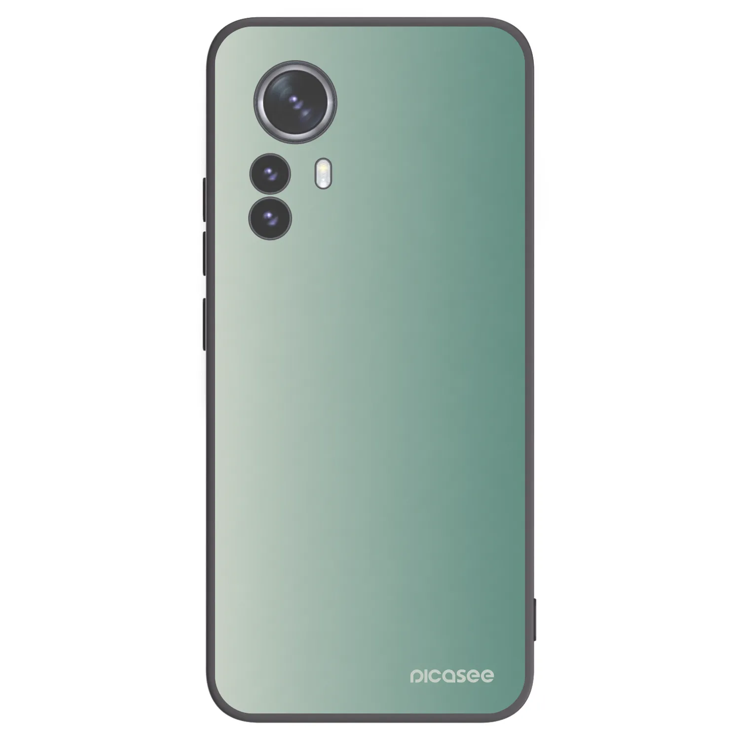 Picasee Xiaomi 12 Pro Hülle - Schwarzes Silikon - Misty Sage