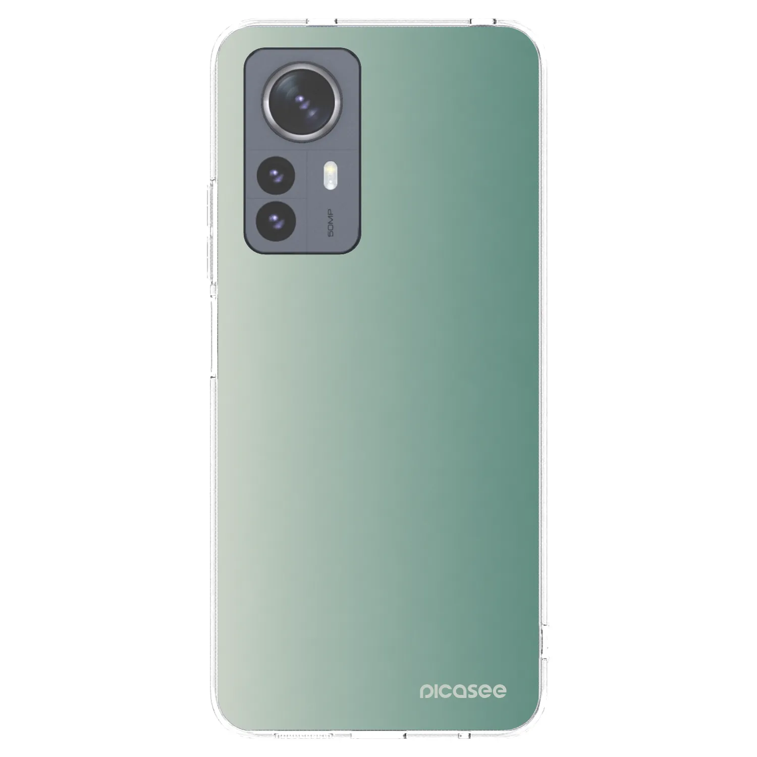 Picasee Xiaomi 12 Pro Hülle - Transparentes Silikon - Misty Sage