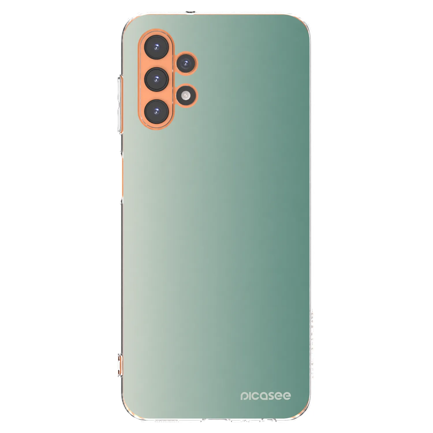 Picasee Samsung Galaxy A13 4G A135 Hülle - Transparentes Silikon - Misty Sage