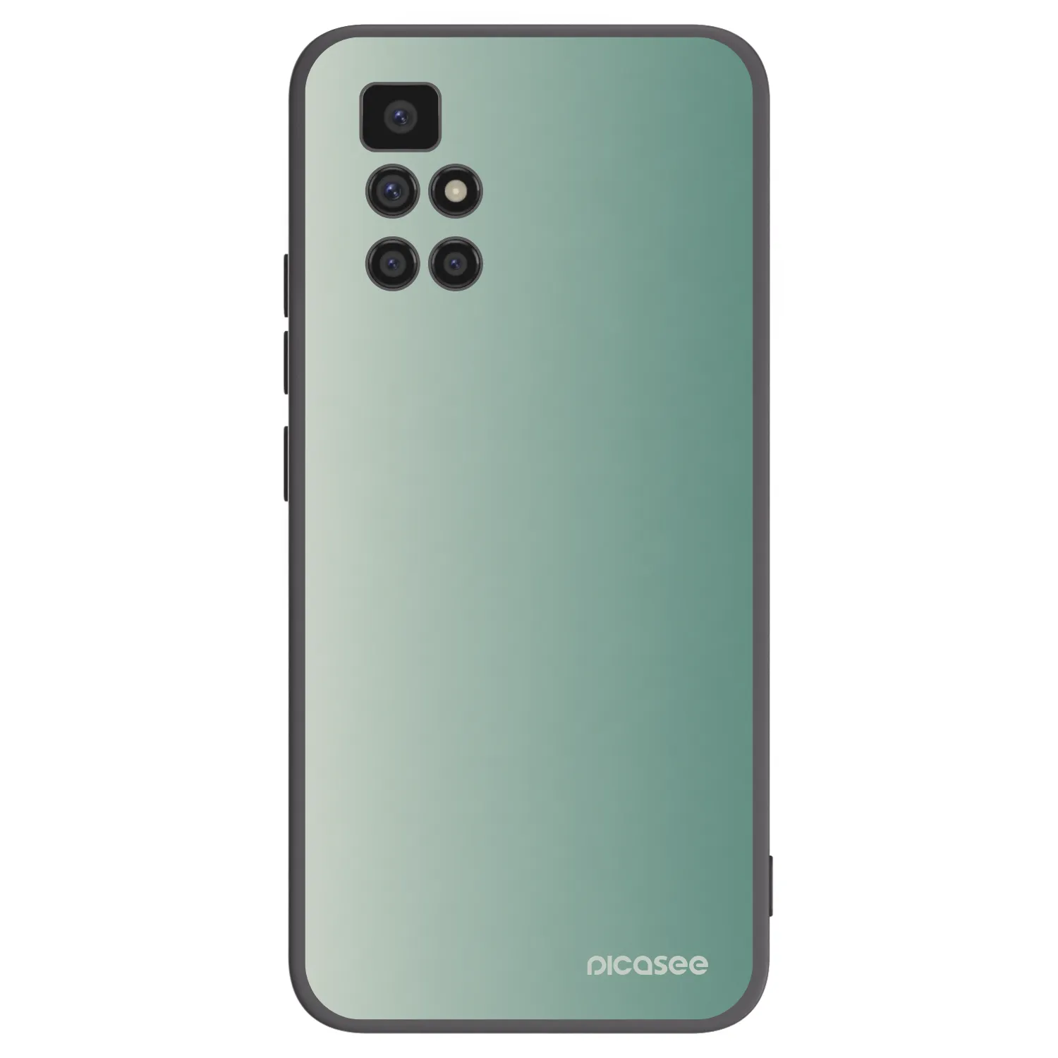Picasee Xiaomi Redmi 10 (2022) Hülle - Schwarzes Silikon - Misty Sage