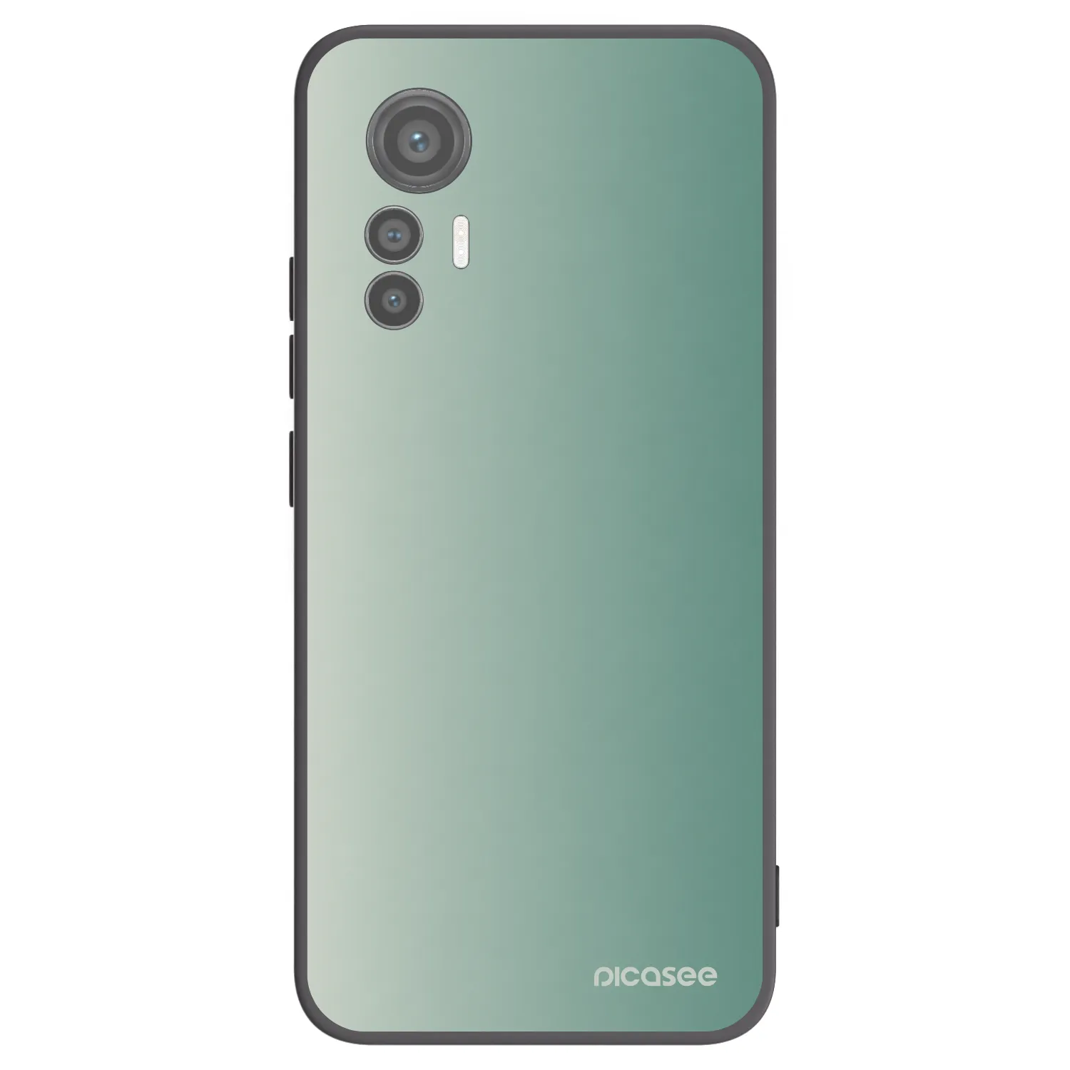 Picasee Xiaomi 12 Lite Hülle - Schwarzes Silikon - Misty Sage