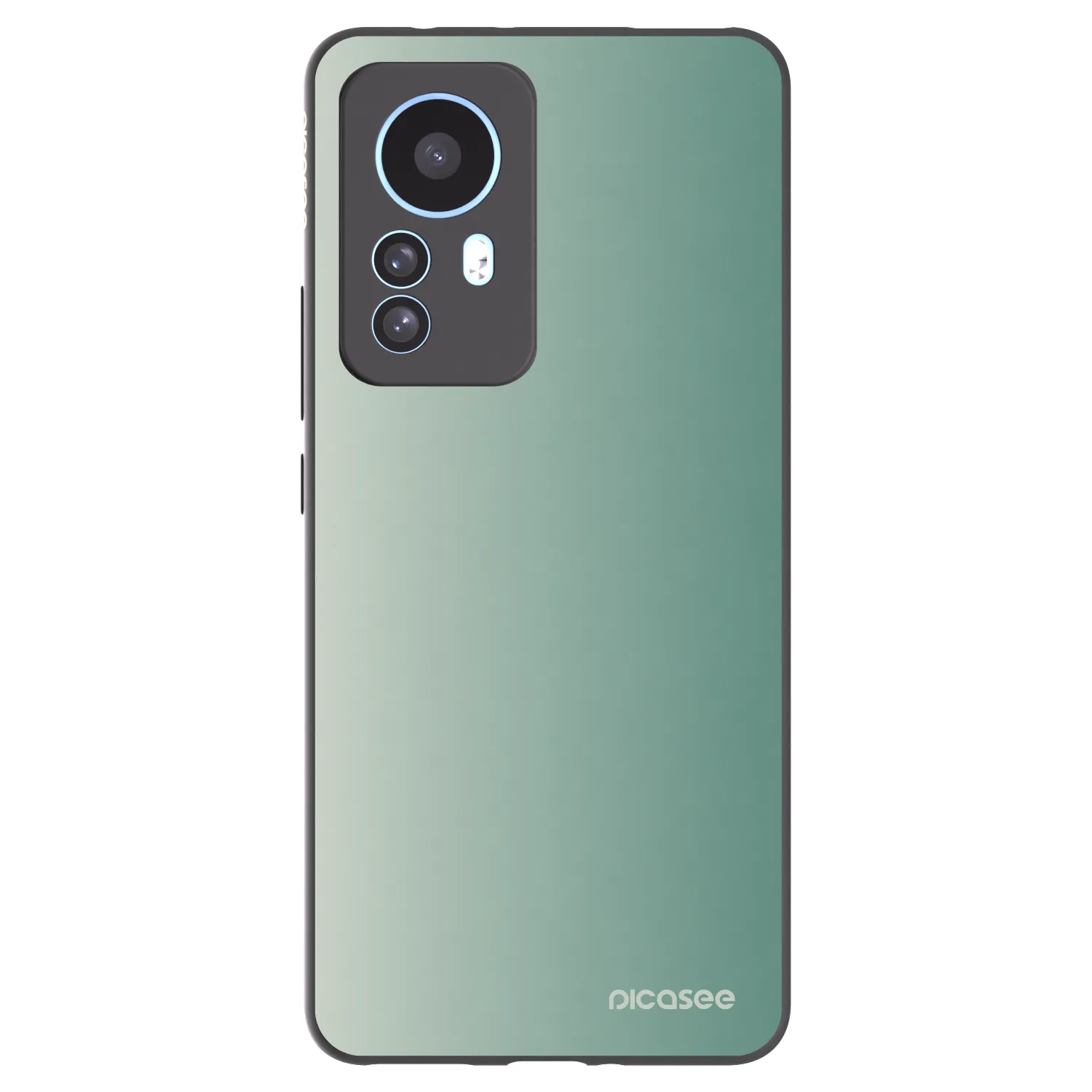 Picasee Xiaomi 12T Pro Hülle - Schwarzes Silikon - Misty Sage