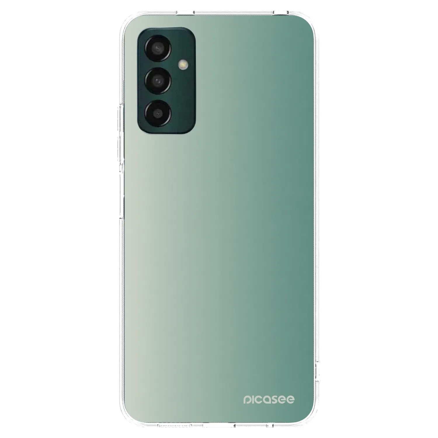 Picasee Samsung Galaxy M23 5G Hülle - Transparentes Silikon - Misty Sage