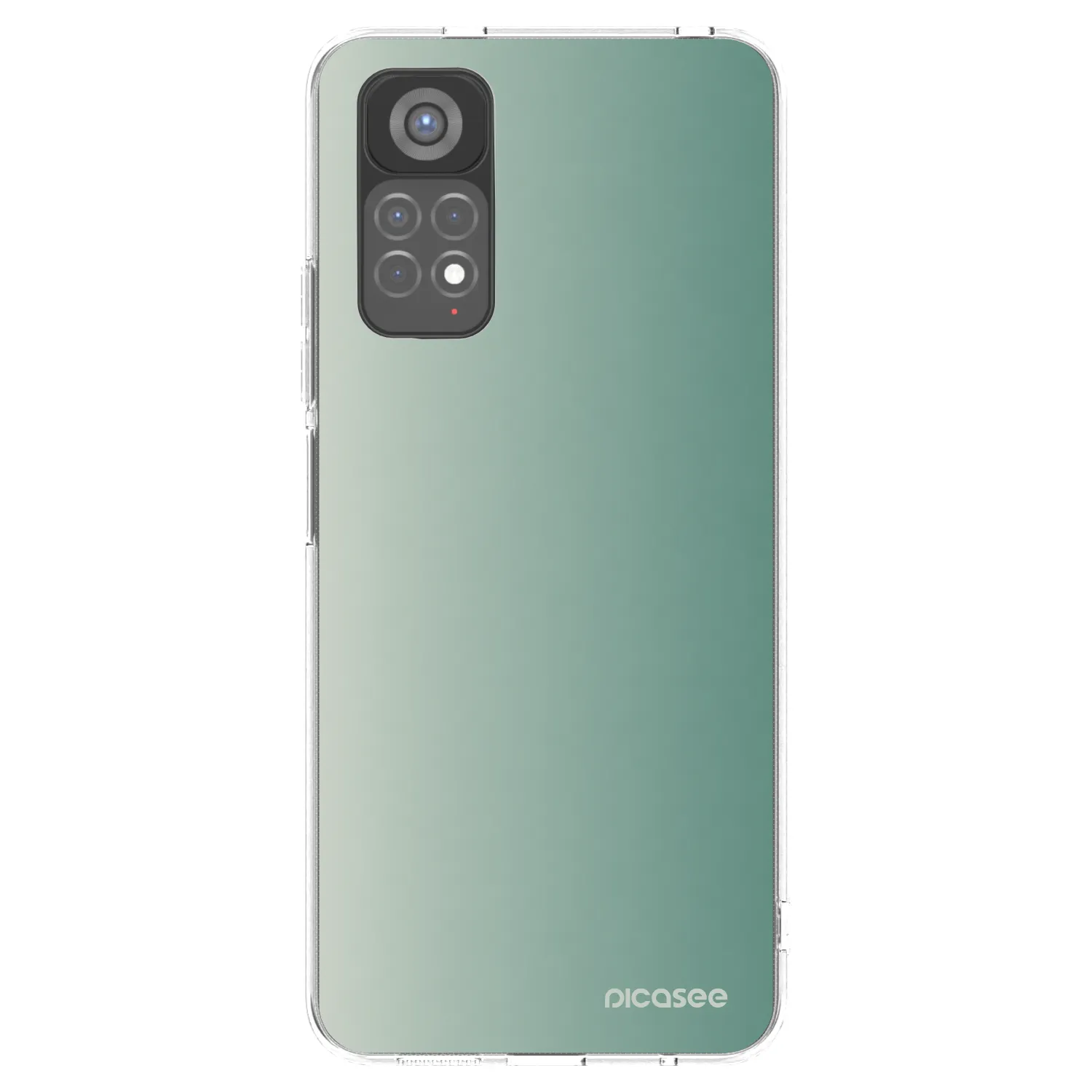 Picasee Xiaomi Redmi Note 11S 5G Hülle - Transparentes Silikon - Misty Sage