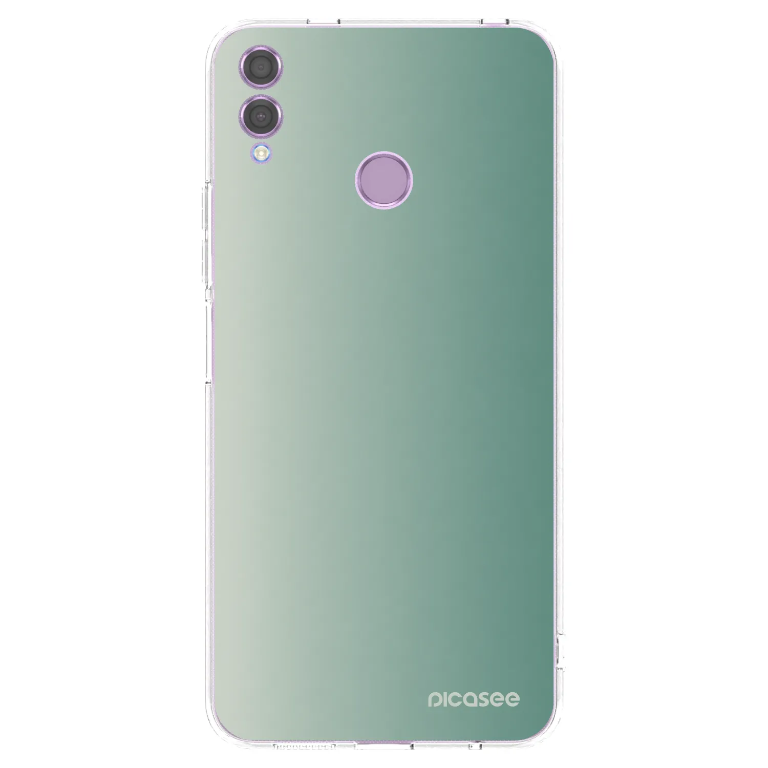 Picasee Honor 8X Hülle - Transparentes Silikon - Misty Sage