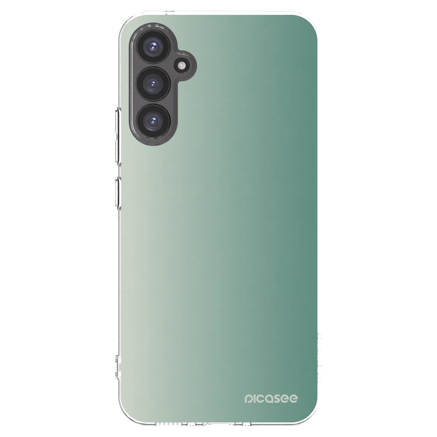 Picasee Samsung Galaxy A34 5G A346B Hülle - Transparentes Silikon - Misty Sage