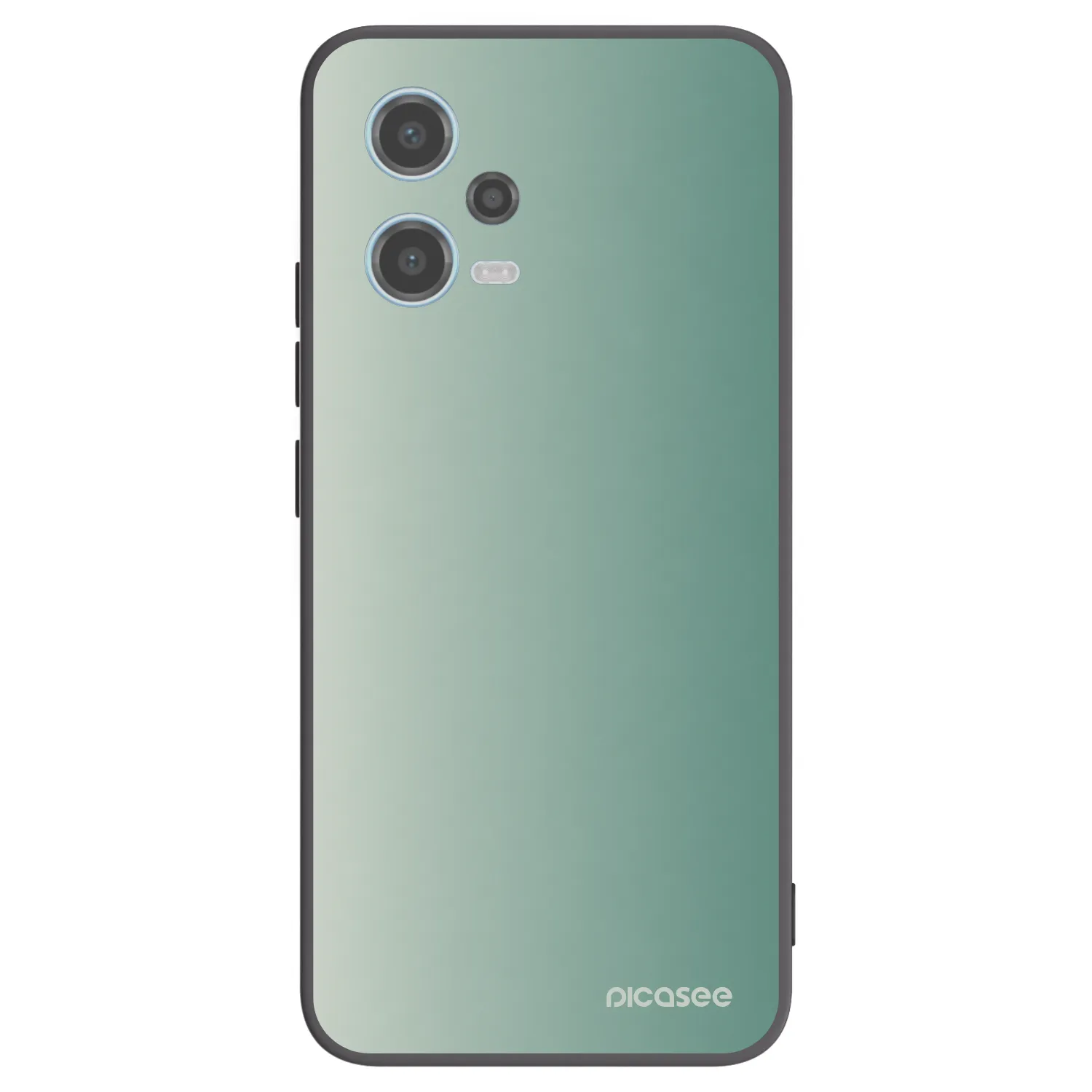 Picasee Xiaomi Redmi Note 12 5G Hülle - Schwarzes Silikon - Misty Sage