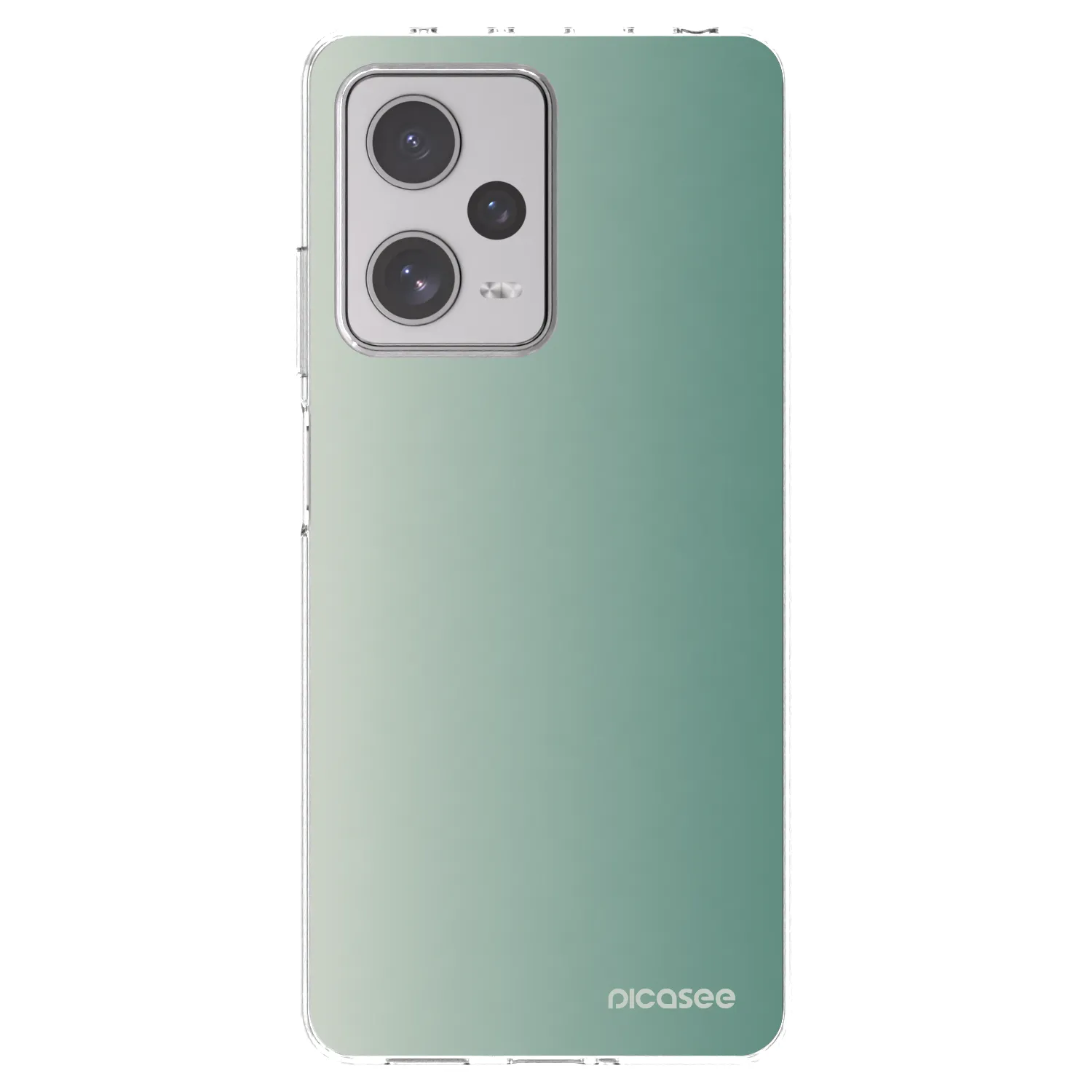 Picasee Xiaomi Redmi Note 12 Pro+ 5G Hülle - Transparentes Silikon - Misty Sage