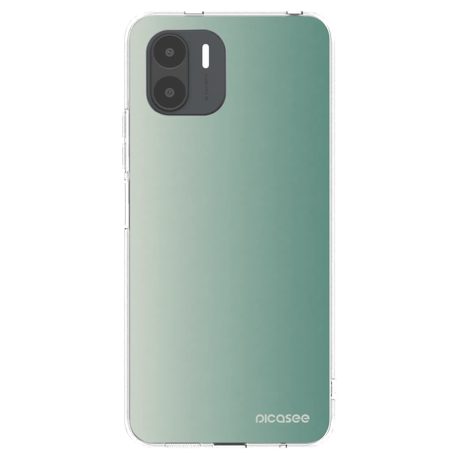Picasee Xiaomi Redmi A2 Hülle - Transparentes Silikon - Misty Sage