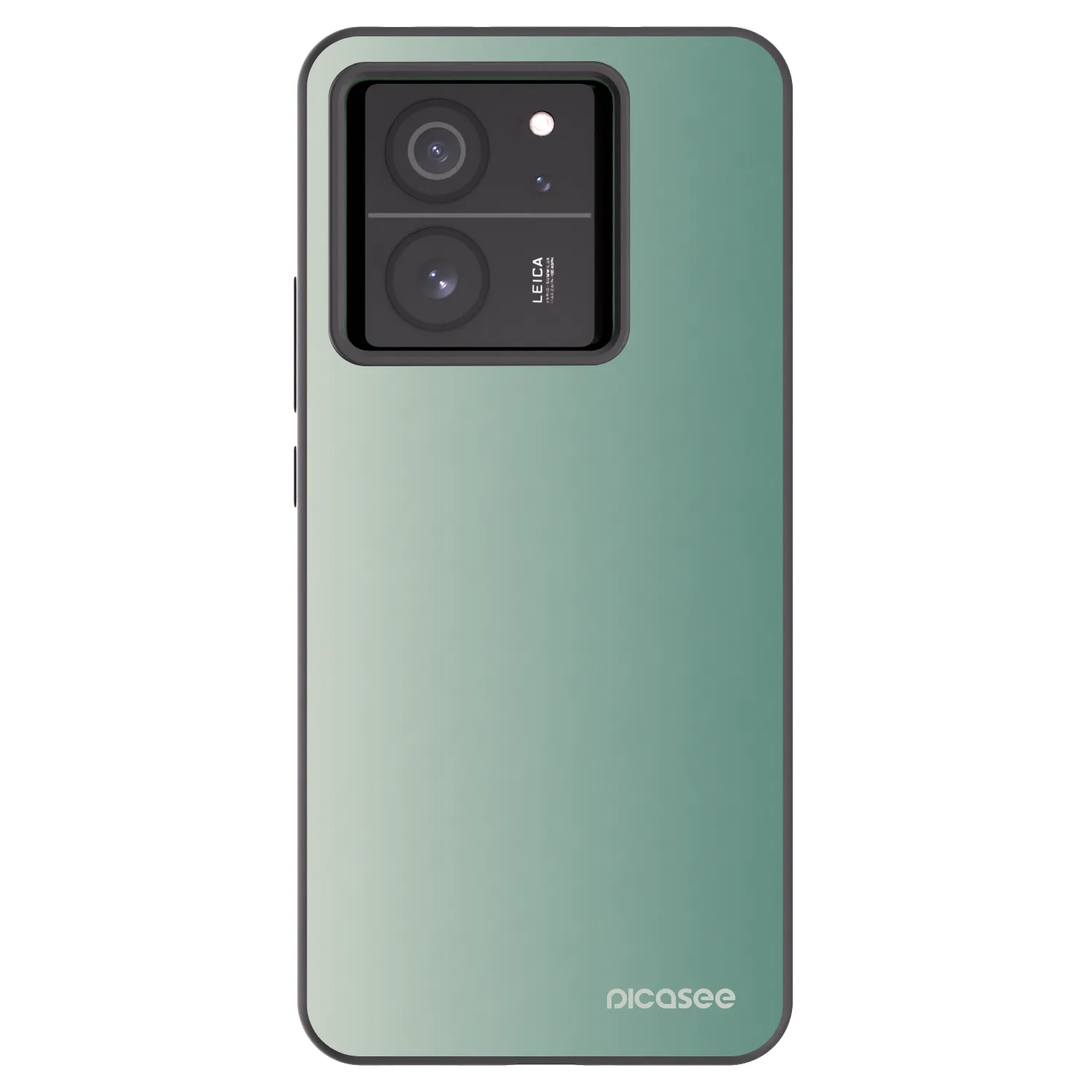 Picasee Xiaomi 13T Pro Hülle - Schwarzes Silikon - Misty Sage