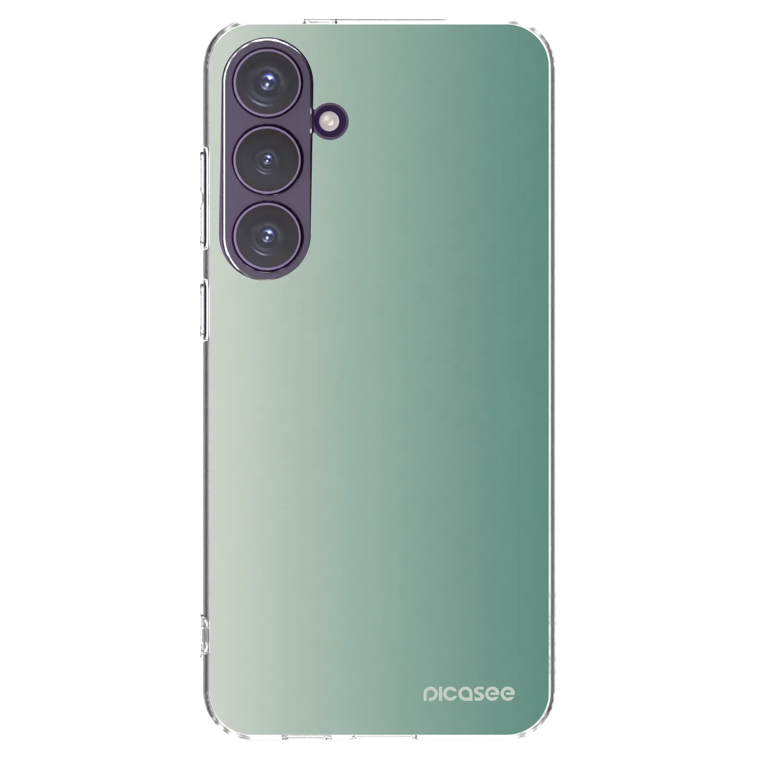 Picasee Samsung Galaxy S24+ S926B 5G Hülle - Transparentes Silikon - Misty Sage
