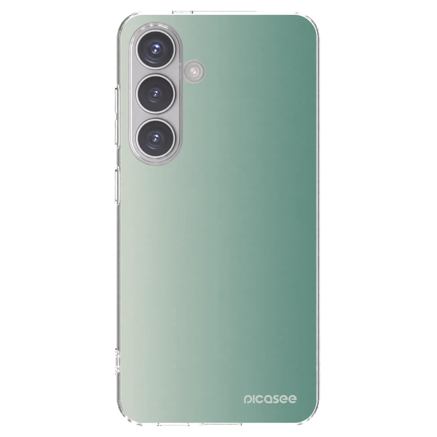 Picasee Samsung Galaxy S24 S921B 5G Hülle - Transparentes Silikon - Misty Sage