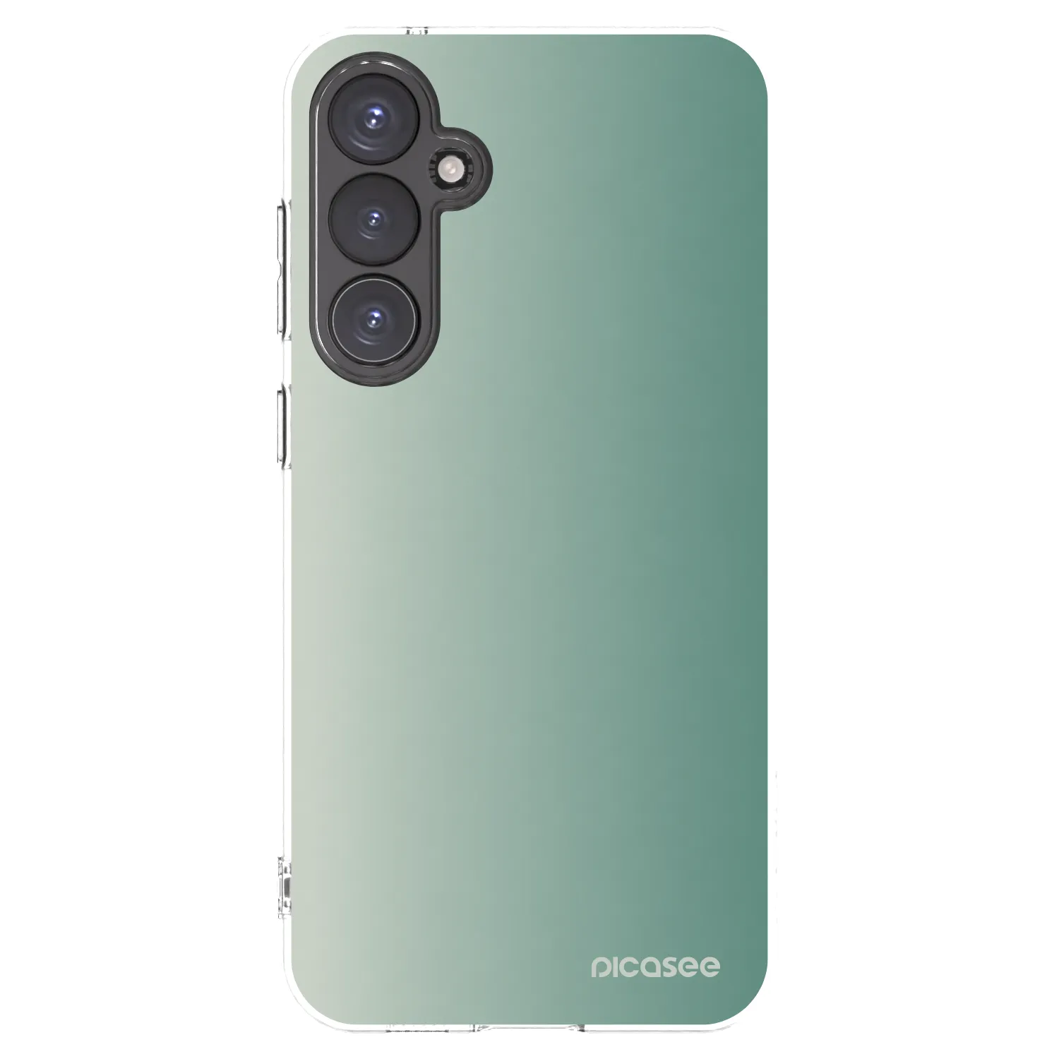 Picasee Samsung Galaxy S23 FE S711B Hülle - Transparentes Silikon - Misty Sage